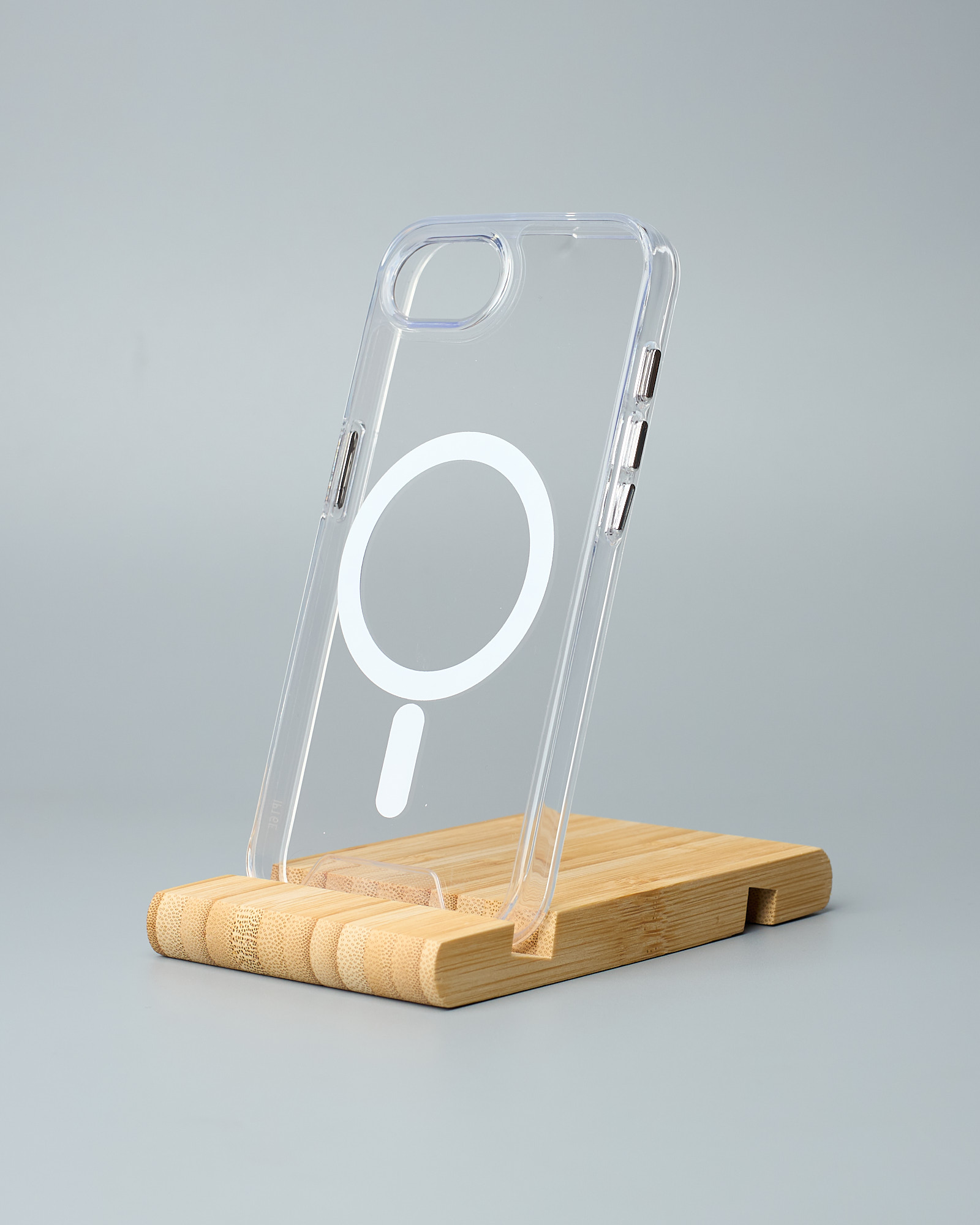 Чехол SPACE CASE с поддержкой MagSafe для iPhone 16E прозрачный