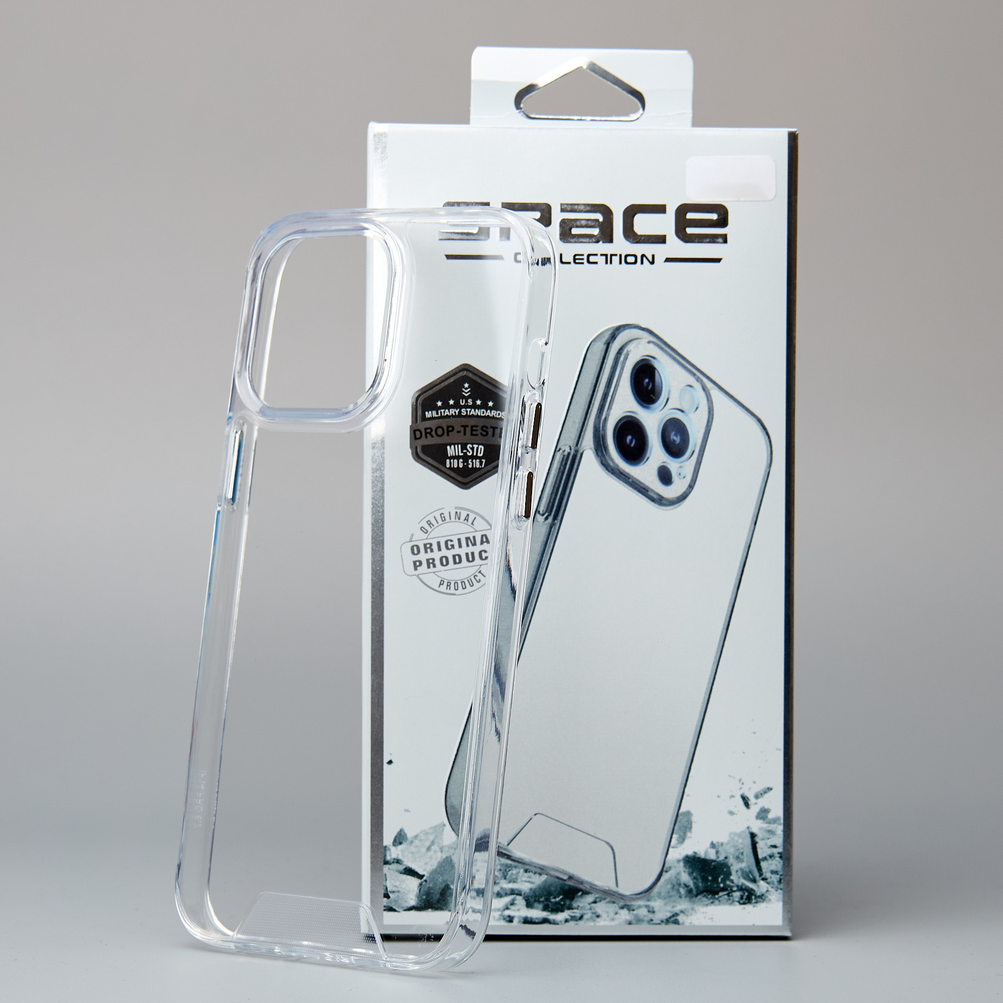 Чехол Space Case (1st Gen) для iPhone 13 прозрачный