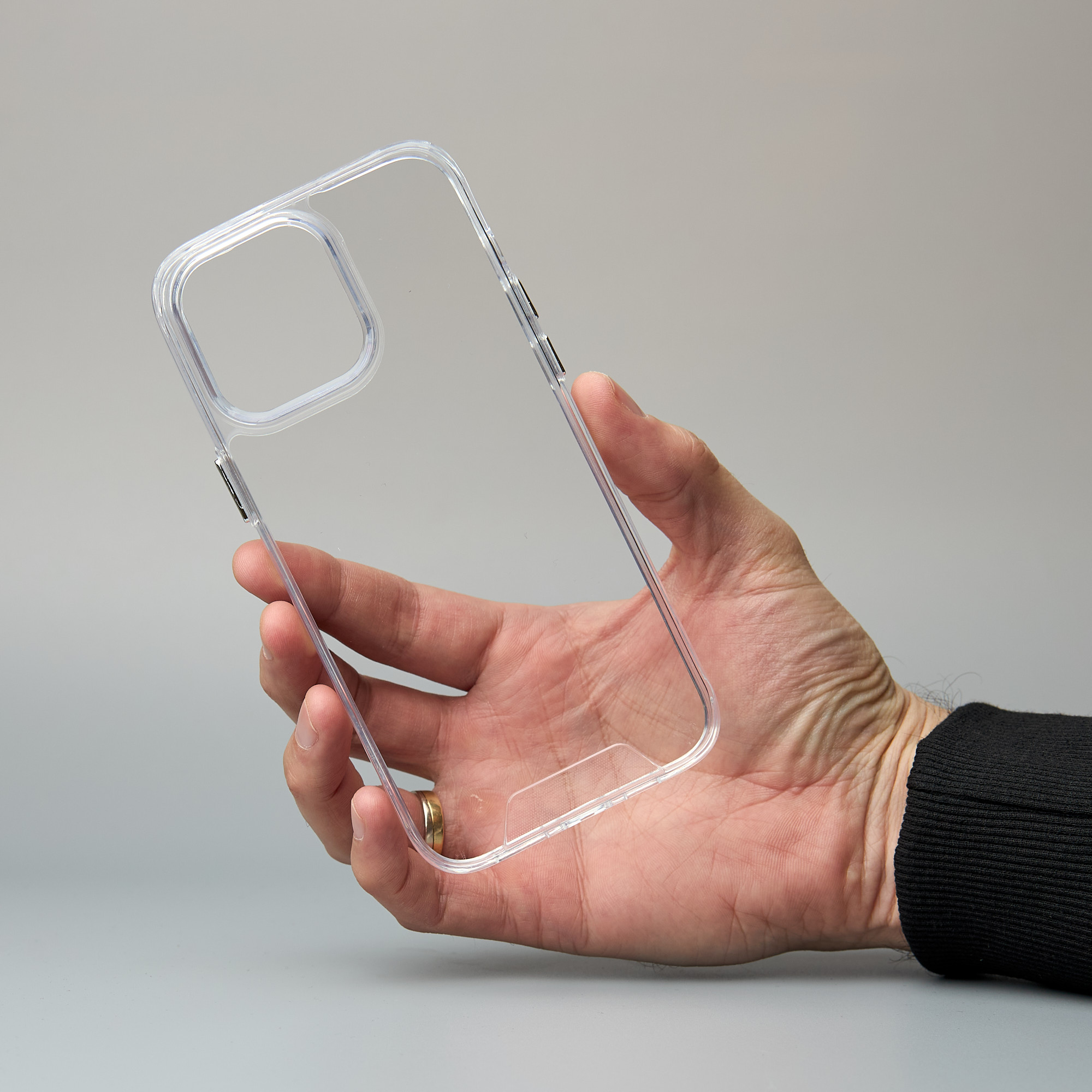 Чехол Space Case (1st Gen) для iPhone 15 прозрачный