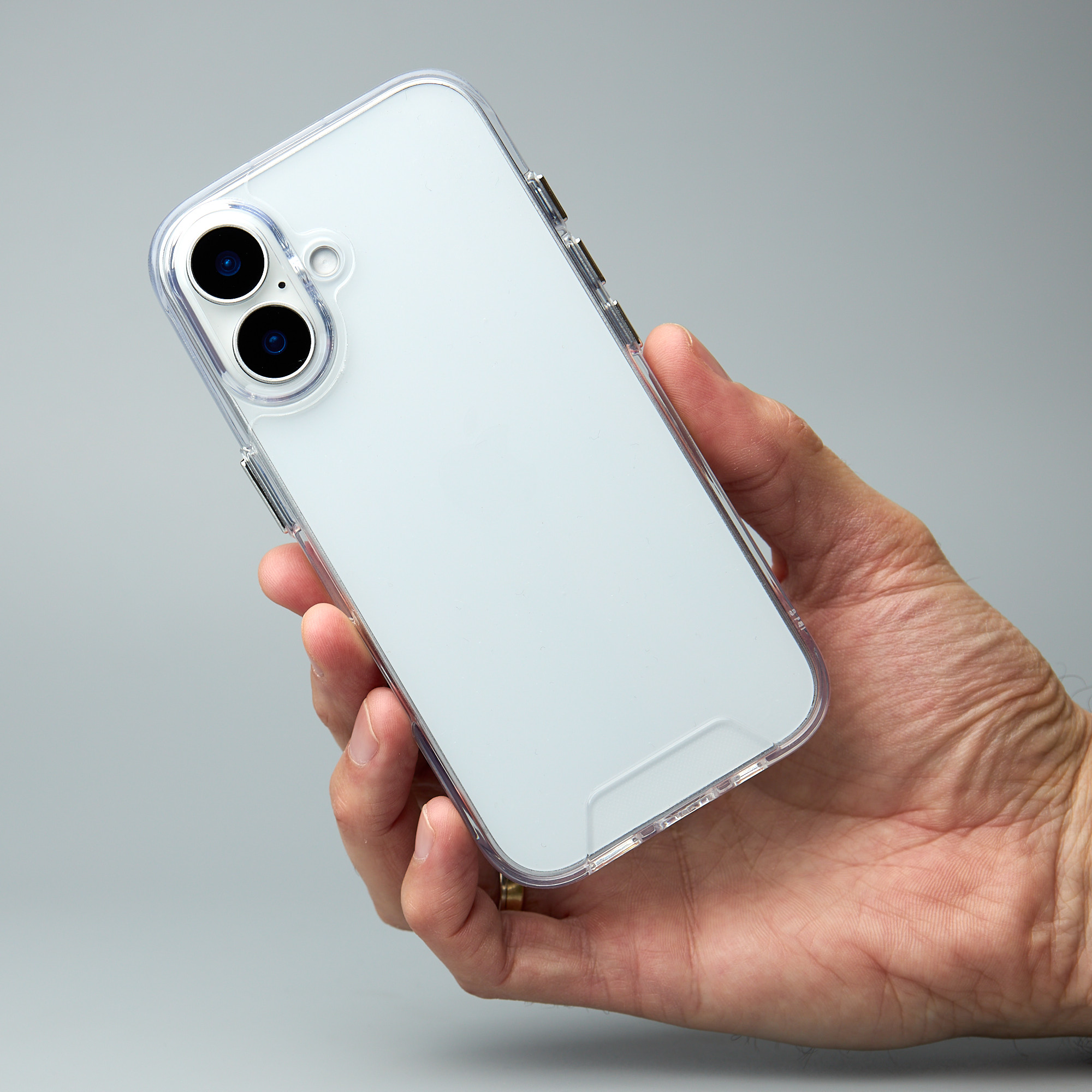 Чехол Space Case (1st Gen) для iPhone 16 Plus прозрачный