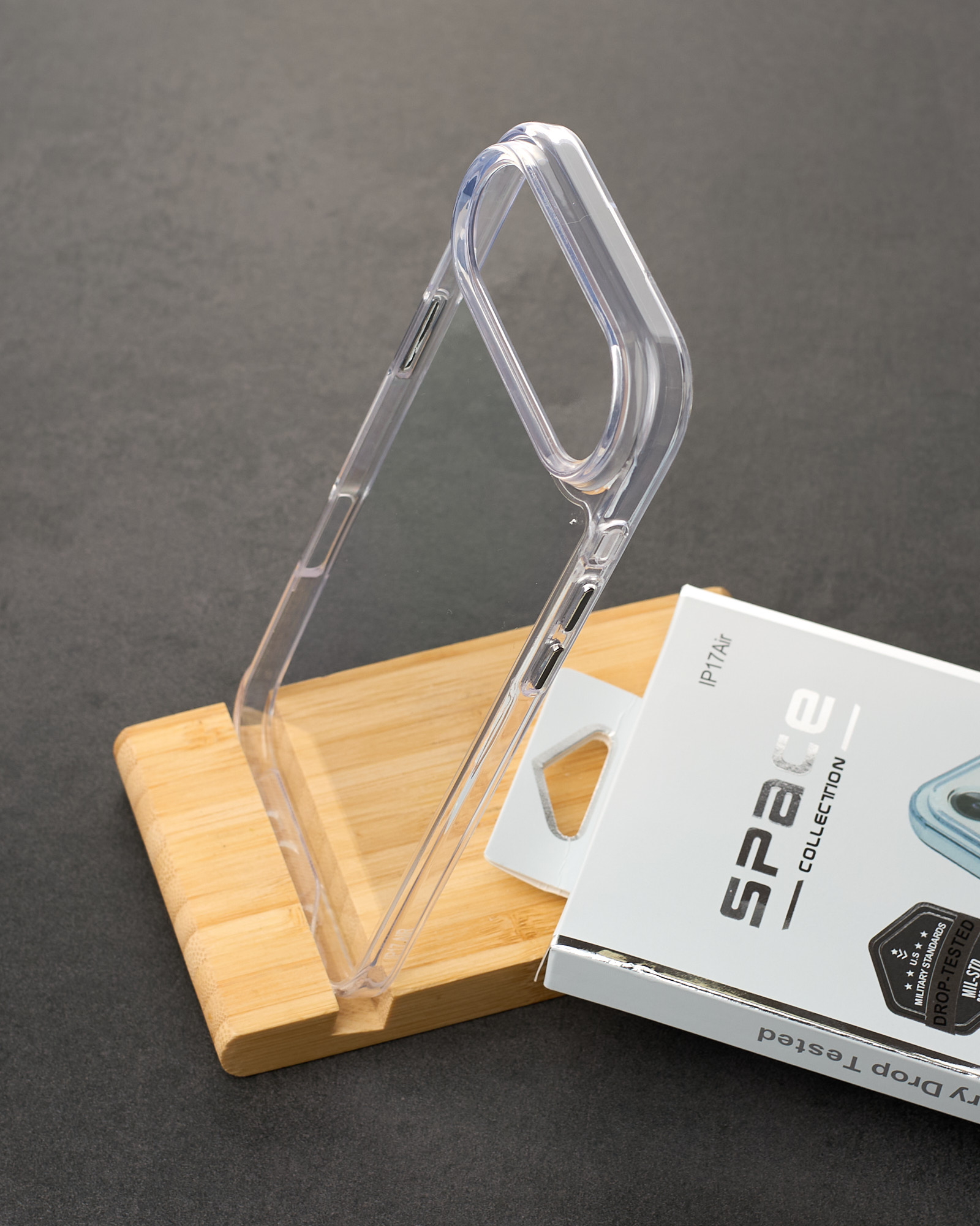 Чехол Space Case (1st Gen) для iPhone 17 AIR прозрачный