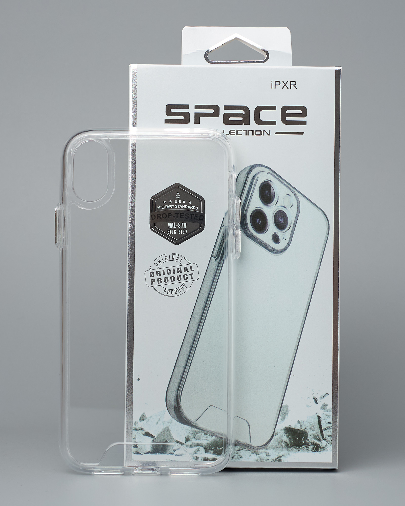 Чехол Space Case (1st Gen) для iPhone XR прозрачный