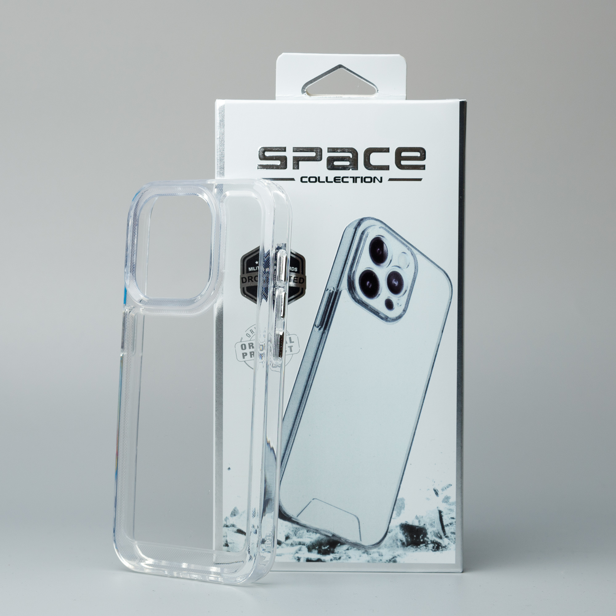 Чехол Space Case (2nd Gen) для iPhone 13 Pro Max прозрачный