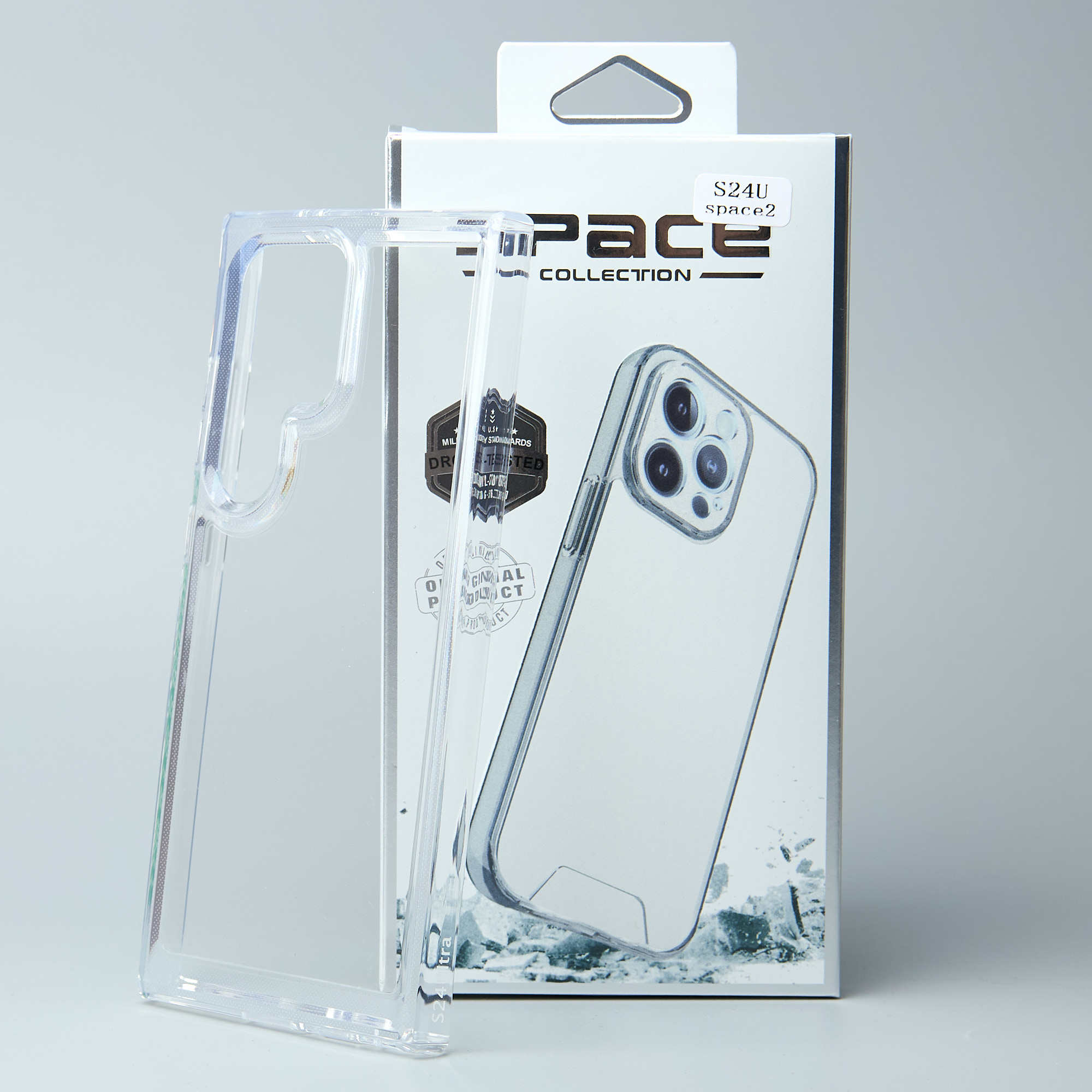 Чехол Space Case (2nd Gen) для Samsung S24 Ultra прозрачный