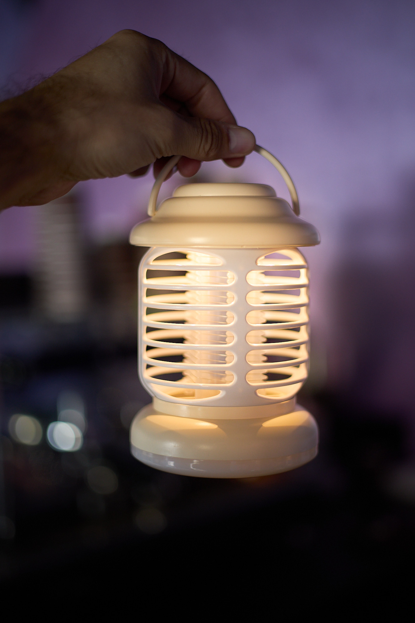 Лампа многофункциональная DC LM-01 (1200mA) с защитой от комаров белый