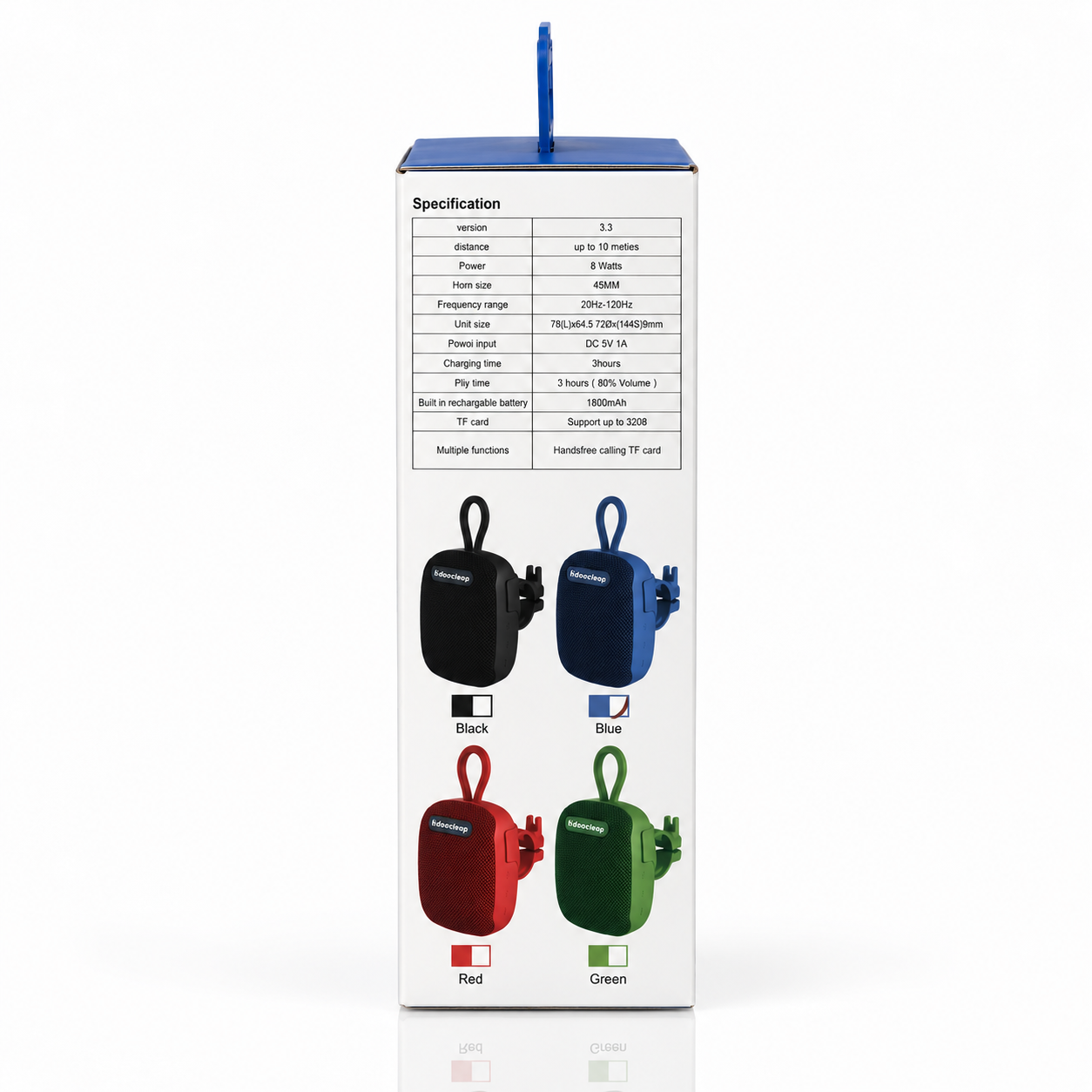 Колонка Bluetooth Blueseed BS-296 blue
