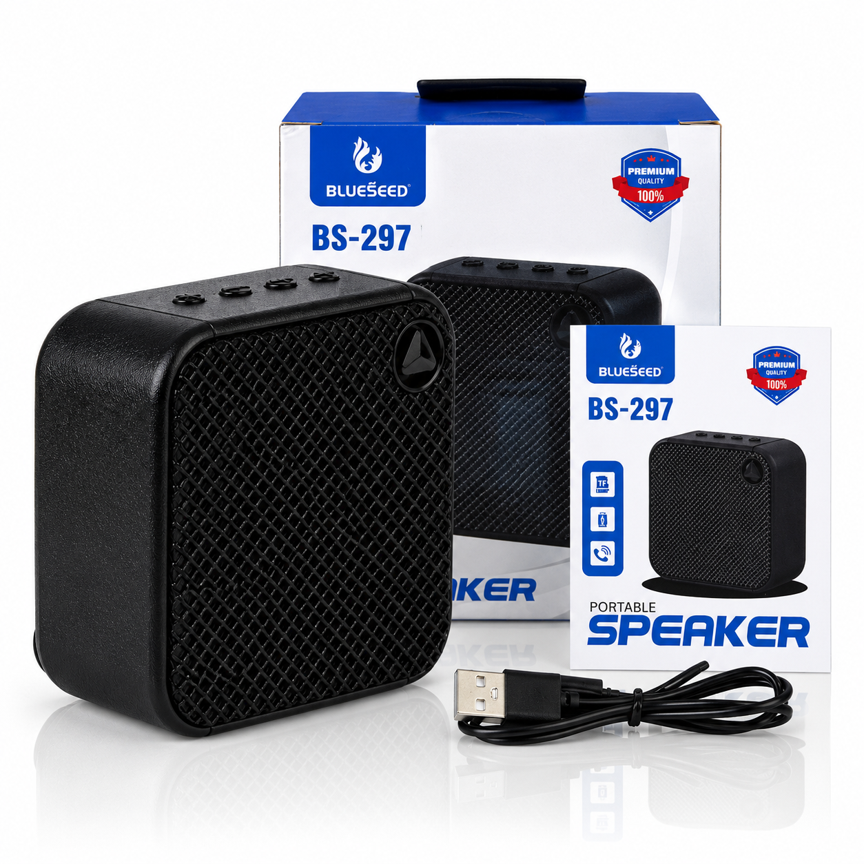 Колонка Bluetooth Blueseed BS-297 black