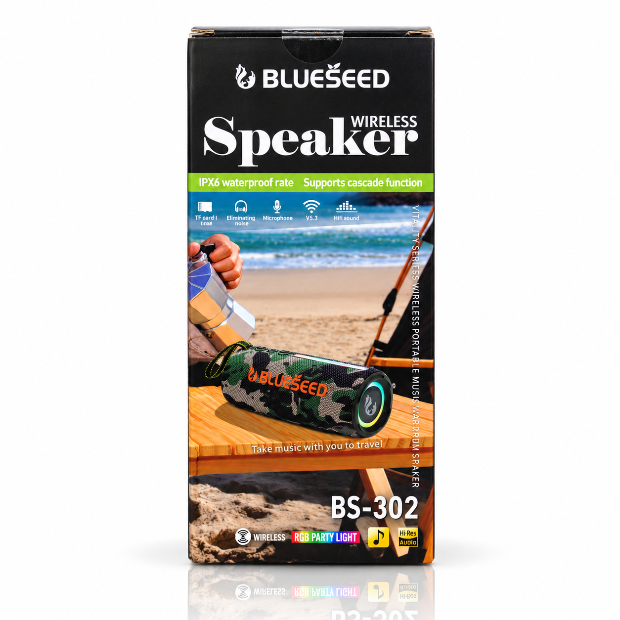 Колонка Bluetooth Blueseed BS-302 camouflage