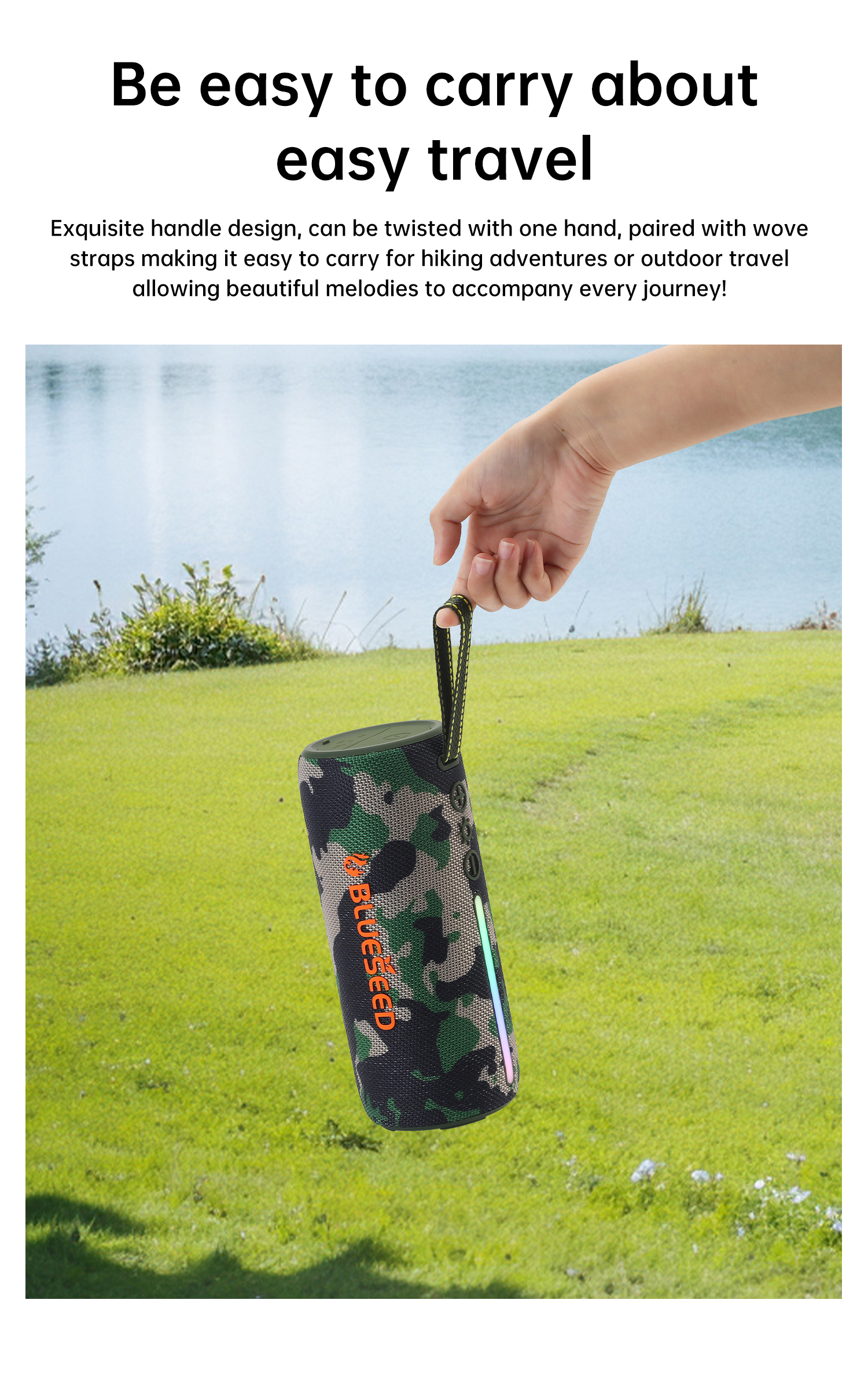Колонка Bluetooth Blueseed BS-302 camouflage
