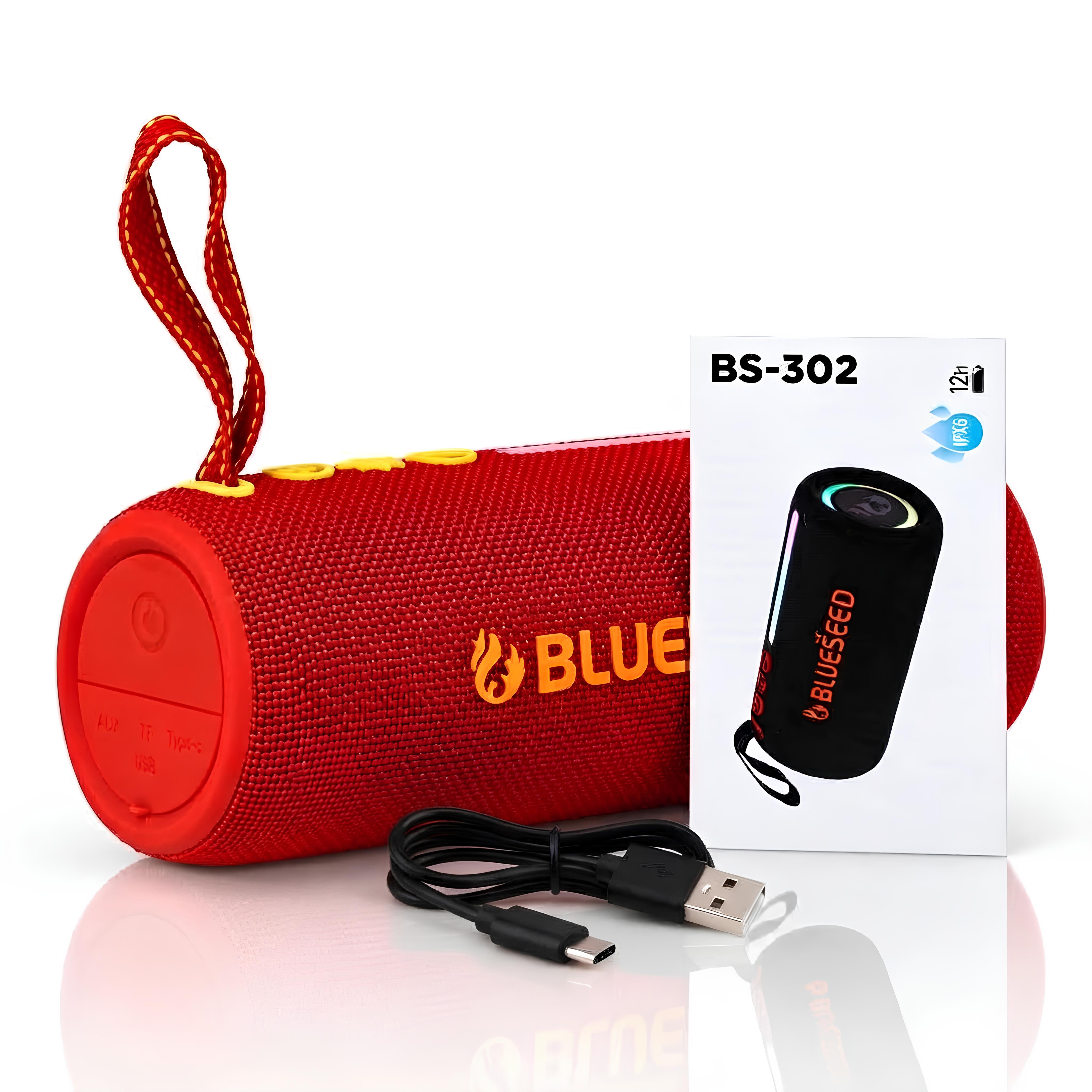 Колонка Bluetooth Blueseed BS-302 red