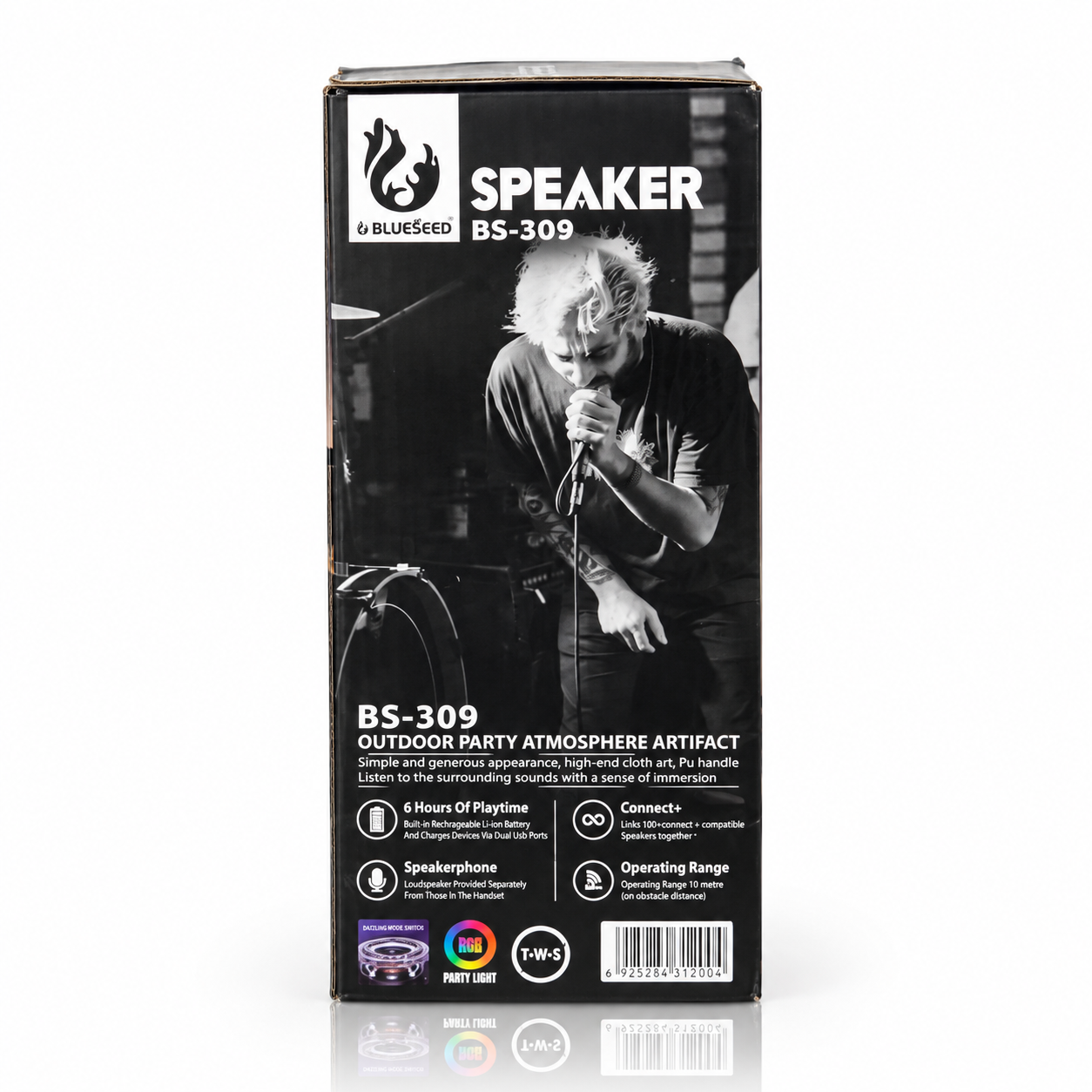 Колонка Bluetooth Blueseed BS-309 black