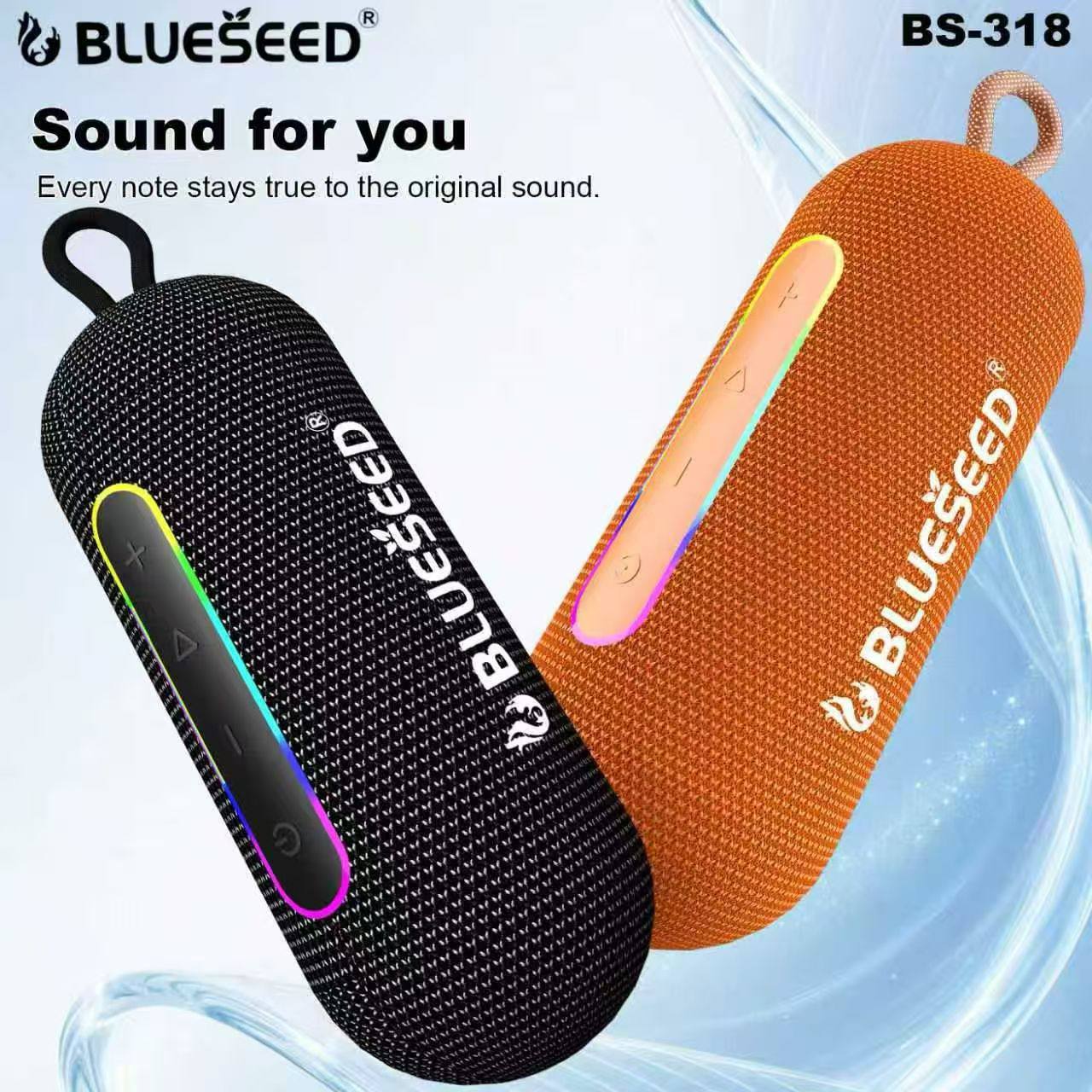 Колонка Bluetooth Blueseed BS-318 black
