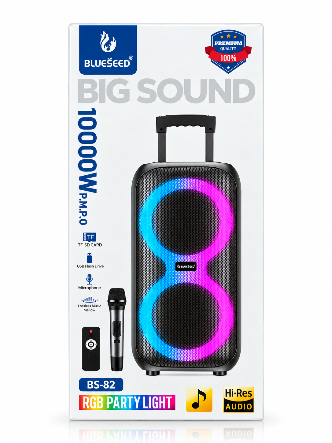 Колонка Bluetooth Blueseed BS-82 black