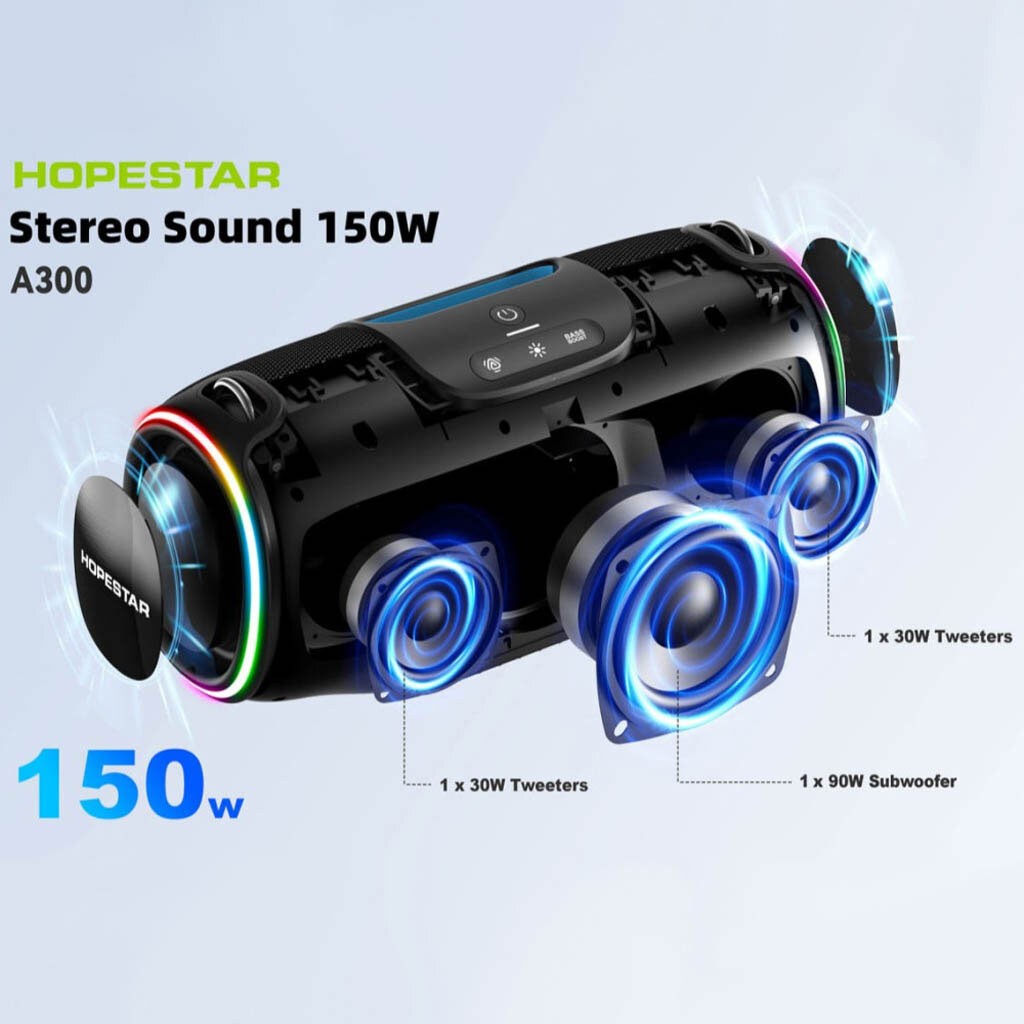 Колонка Bluetooth Hopestar A300 blue