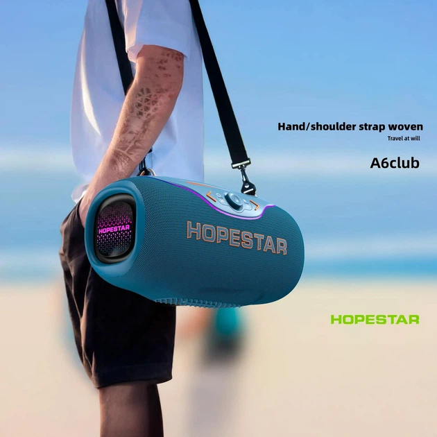 Колонка Bluetooth Hopestar A6 Club blue