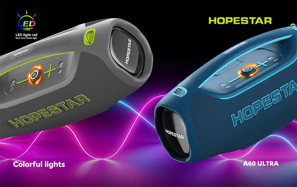 Колонка Bluetooth Hopestar A60 Ultra gray