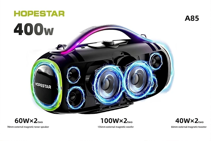 Колонка Bluetooth Hopestar A85 gray