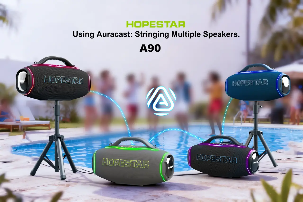 Колонка Bluetooth Hopestar A90 gray