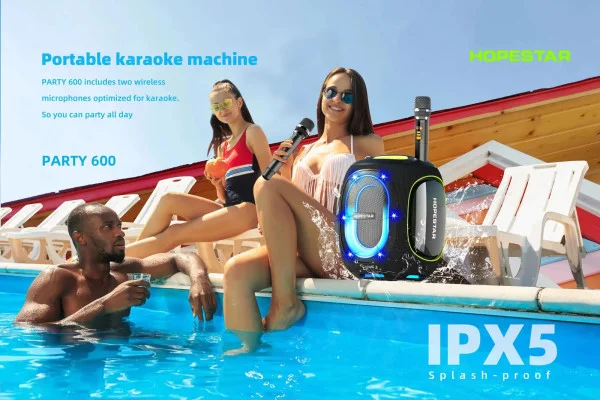 Колонка Bluetooth Hopestar PARTY BOX 600 gray
