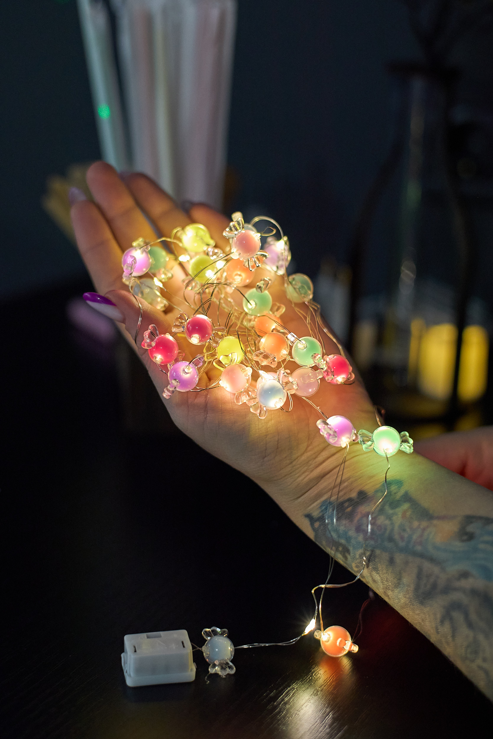 Гирлянда Конфеты 3м/30Led (LR44 3 шт)