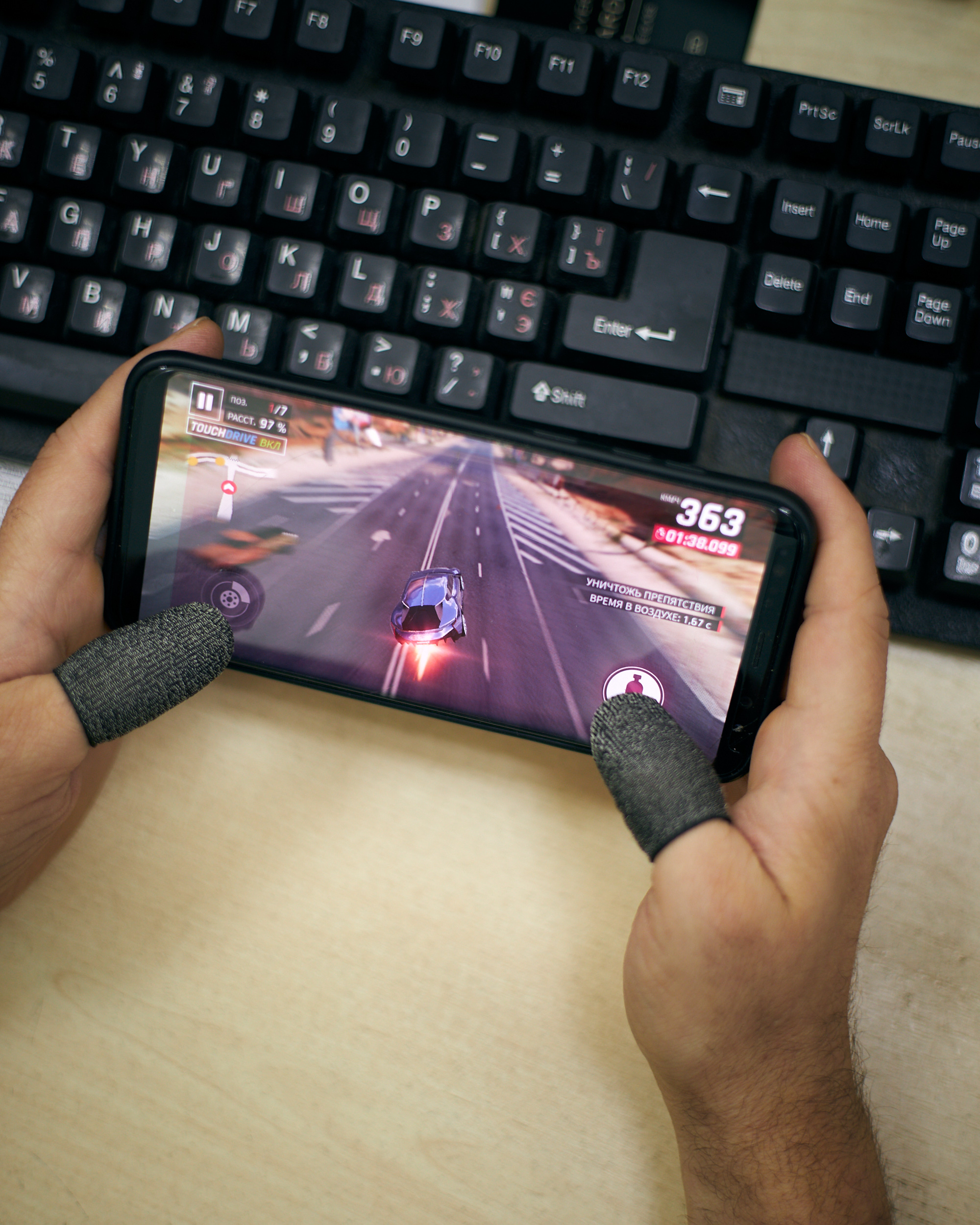 Накладка на пальцы для игроков DC DFS-01 (6шт)