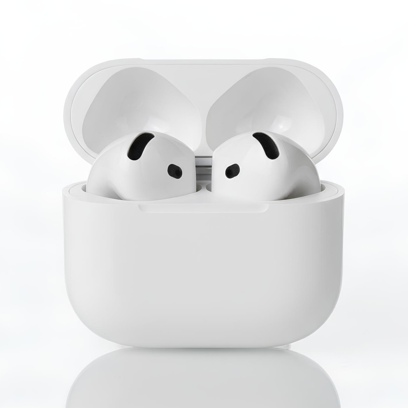 Наушники Bluetooth Blueseed AirPods 4 white