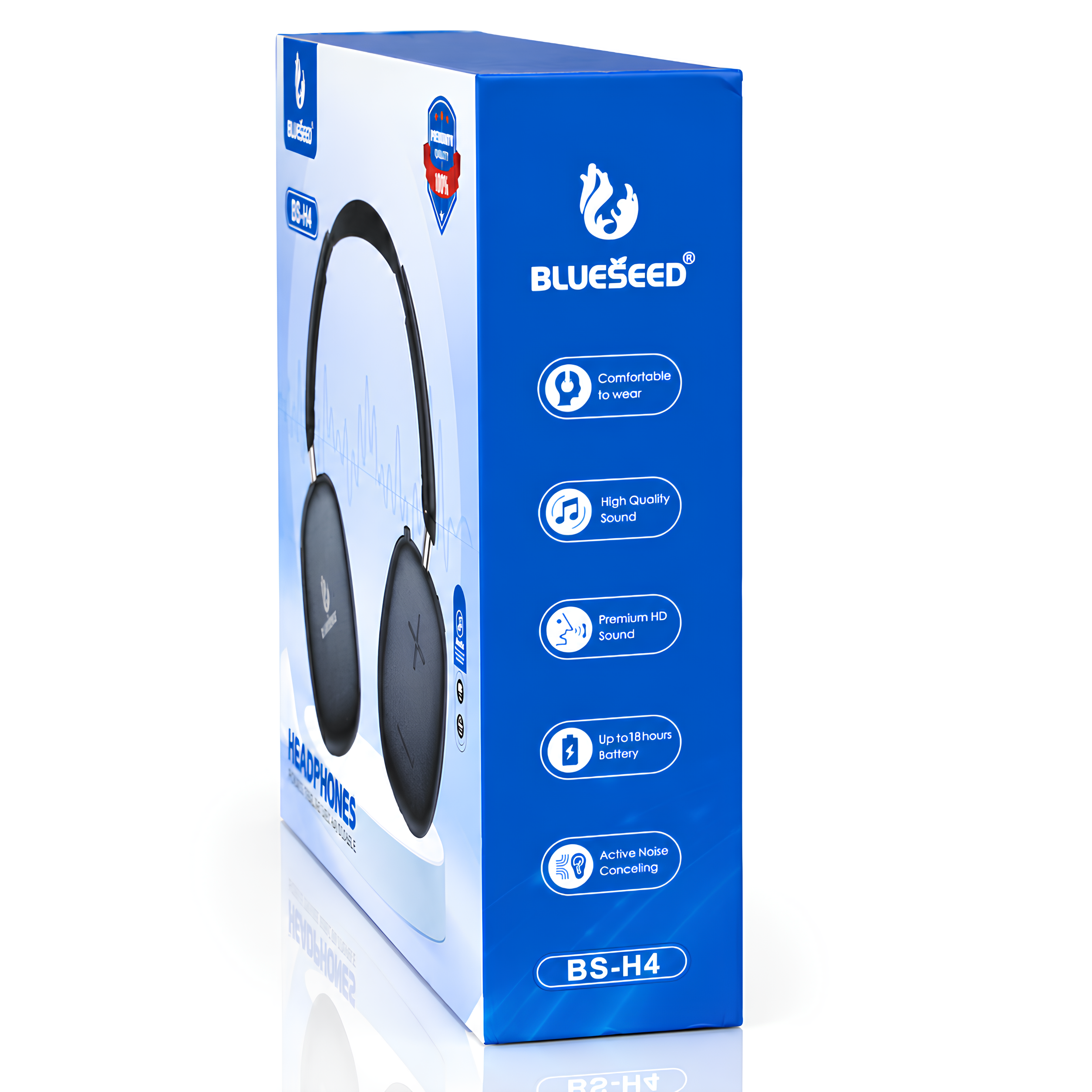 Наушники Bluetooth Blueseed BS-H4 (накладные) purple