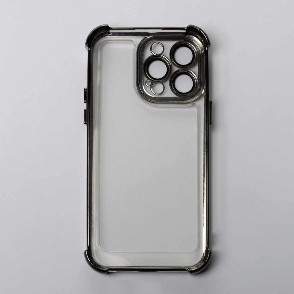 Пластиковый чехол FRAME CORNER для iPhone 13 Pro Max черный