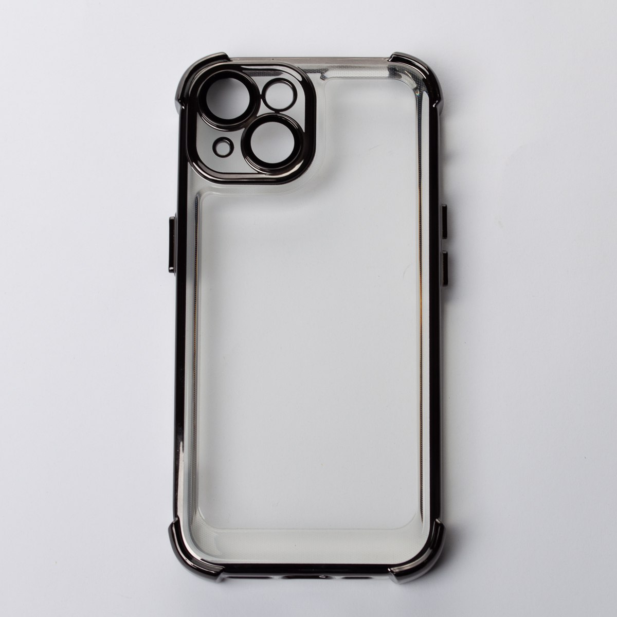 Пластиковый чехол FRAME CORNER для iPhone 14 черный