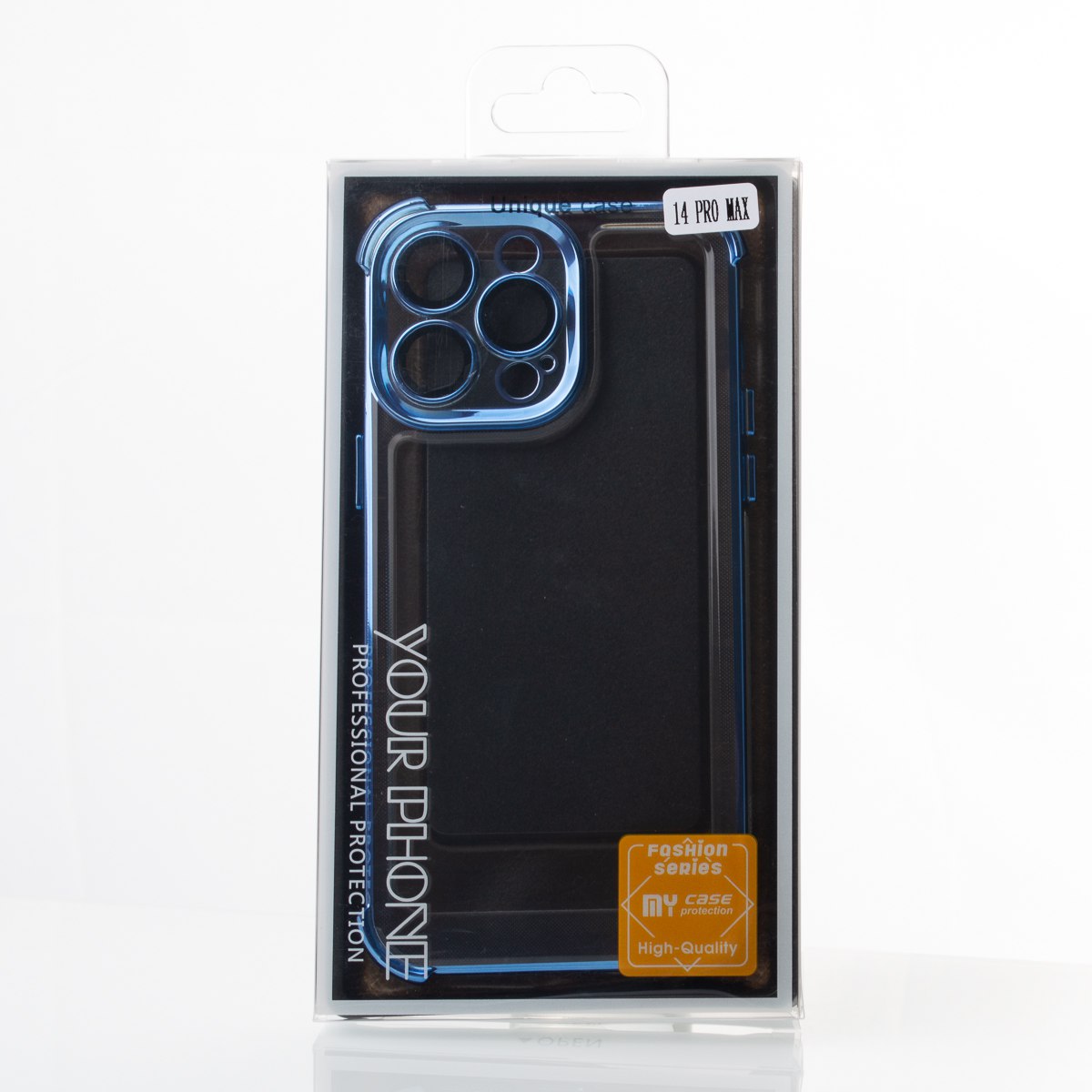 Пластиковый чехол FRAME CORNER для iPhone 14 Pro Max фиолетовый