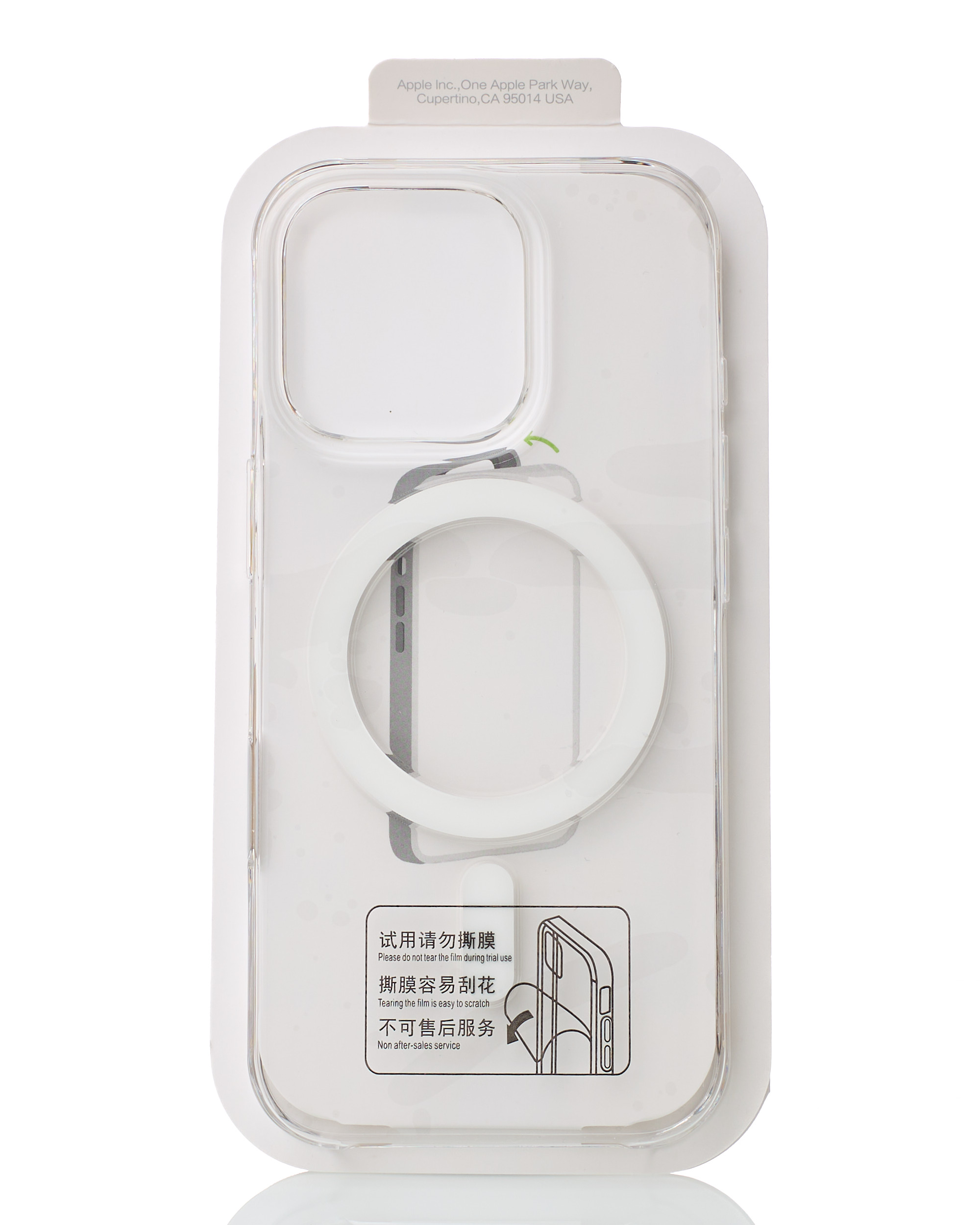 Пластиковый чехол Lux Clear с поддержкой MagSafe для iPhone 16 Pro (AI) Clear