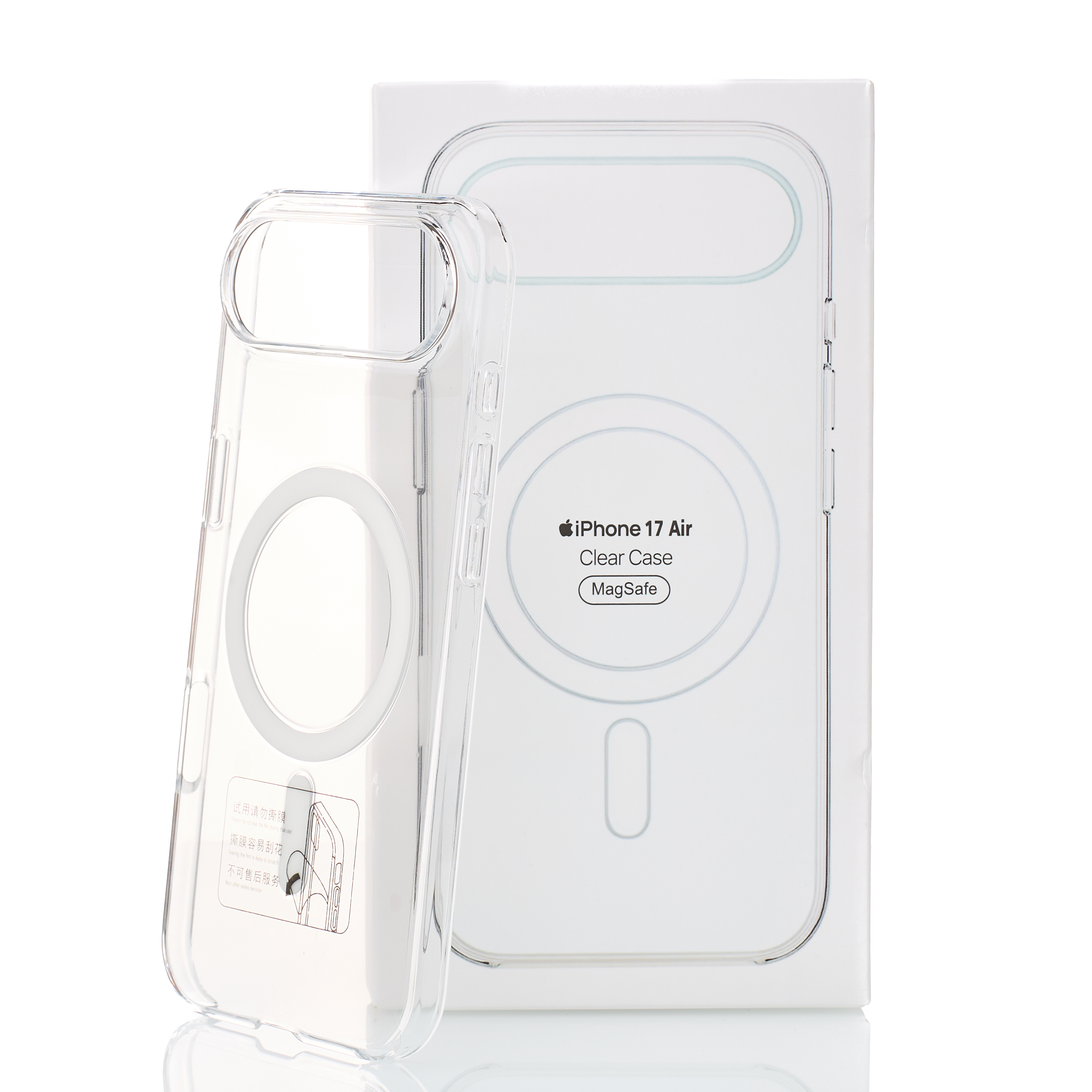 Пластиковый чехол Lux Clear с поддержкой MagSafe для iPhone 17 AIR Clear