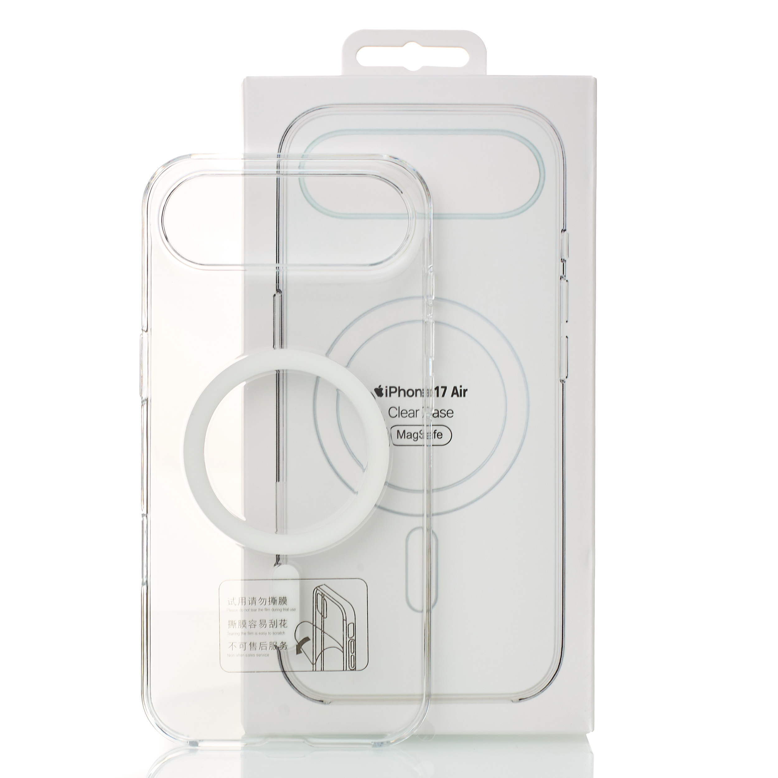Пластиковый чехол Lux Clear с поддержкой MagSafe для iPhone 17 AIR Clear