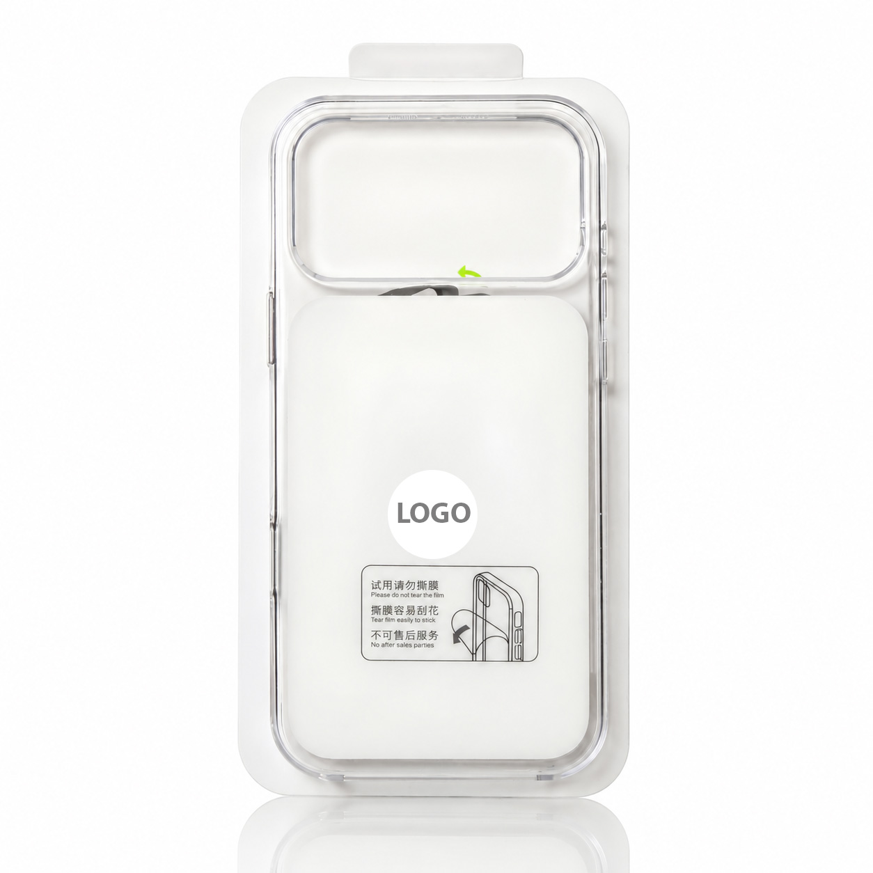 Пластиковый чехол Lux Clear с поддержкой MagSafe для iPhone 18 Pro Max (AI) White