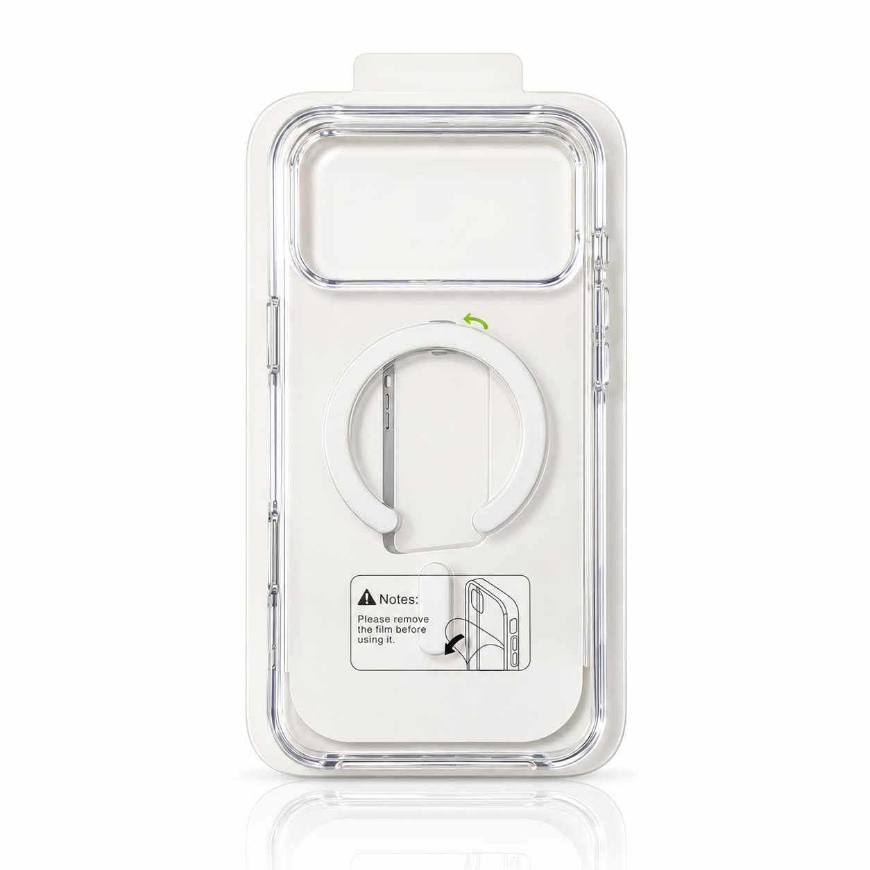 Пластиковый чехол Lux Clear с поддержкой MagSafe для iPhone 18 Pro Max (AI) Clear