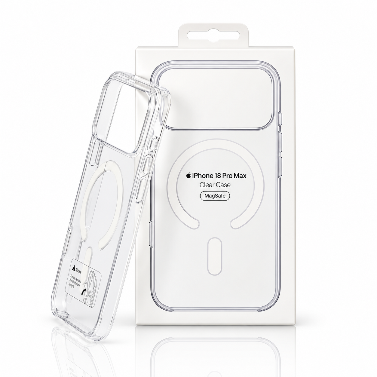 Пластиковый чехол Lux Clear с поддержкой MagSafe для iPhone 18 Pro Max (AI) Clear