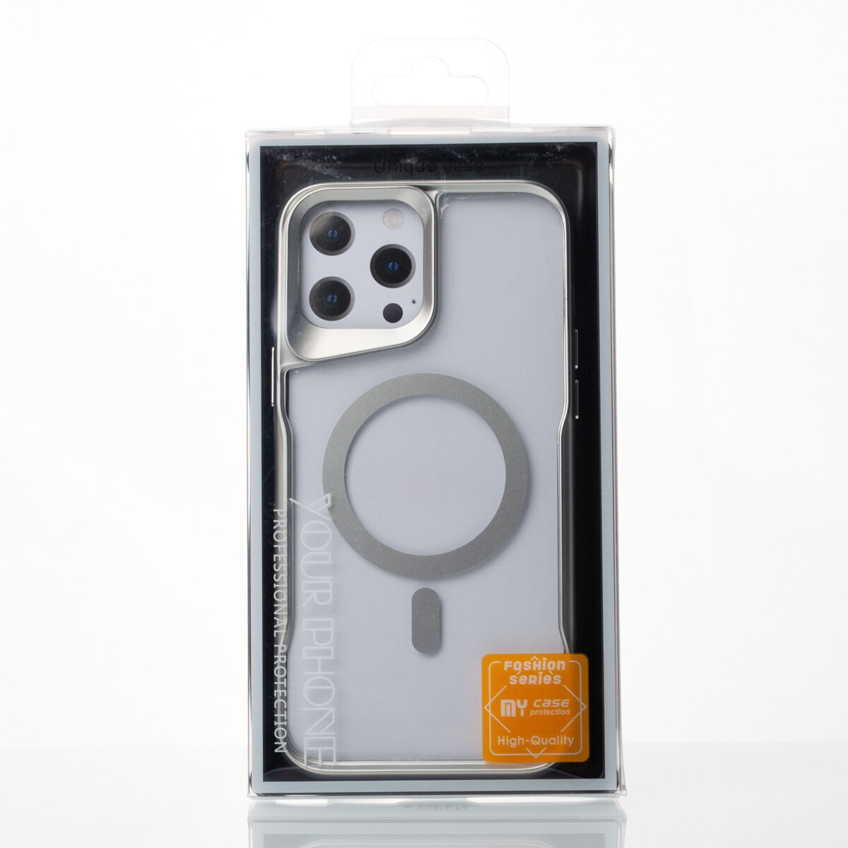 Пластиковый чехол MagSafe NEWZONE для iPhone 14 Pro черный