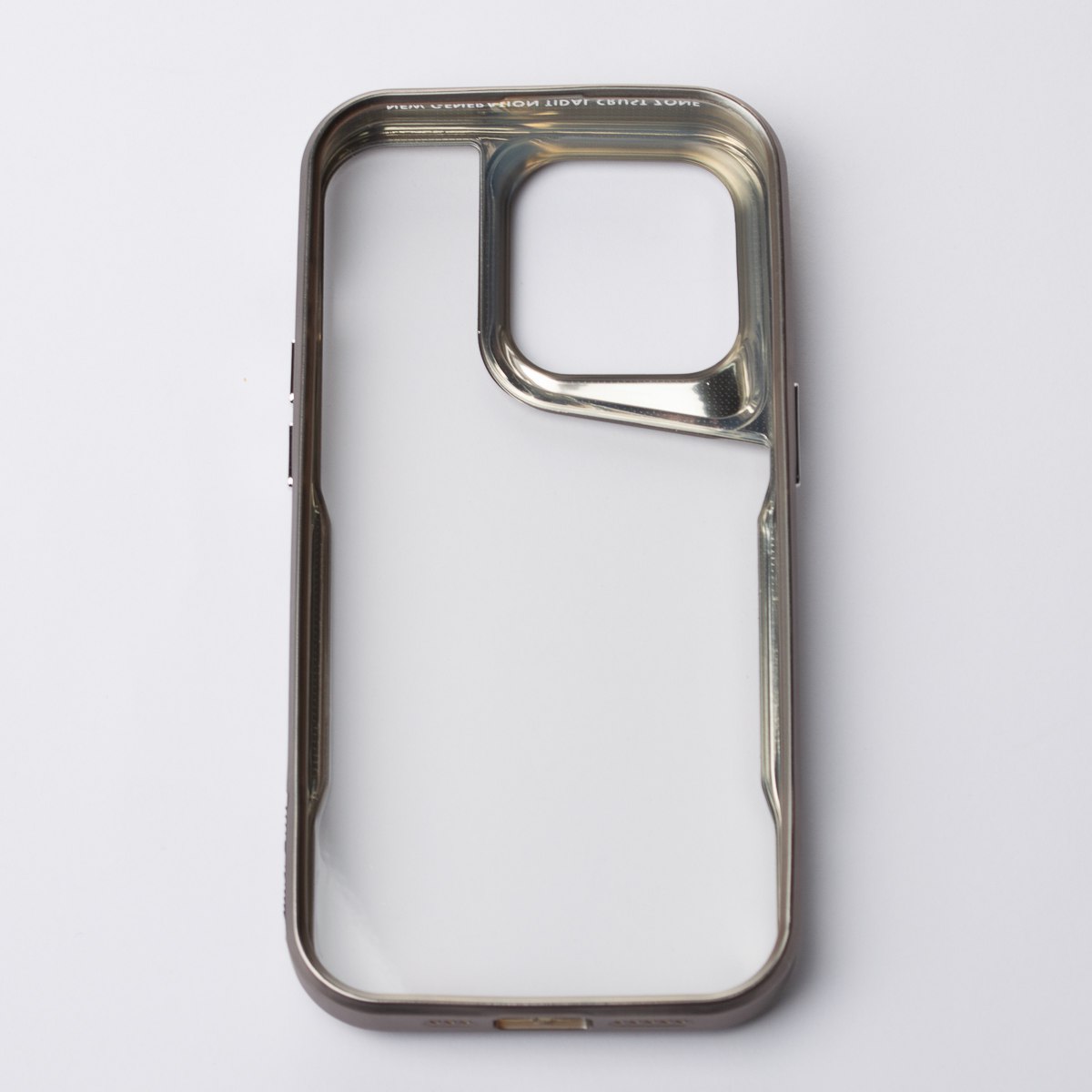 Пластиковый чехол NEWZONE для iPhone 14 Pro Max золотой