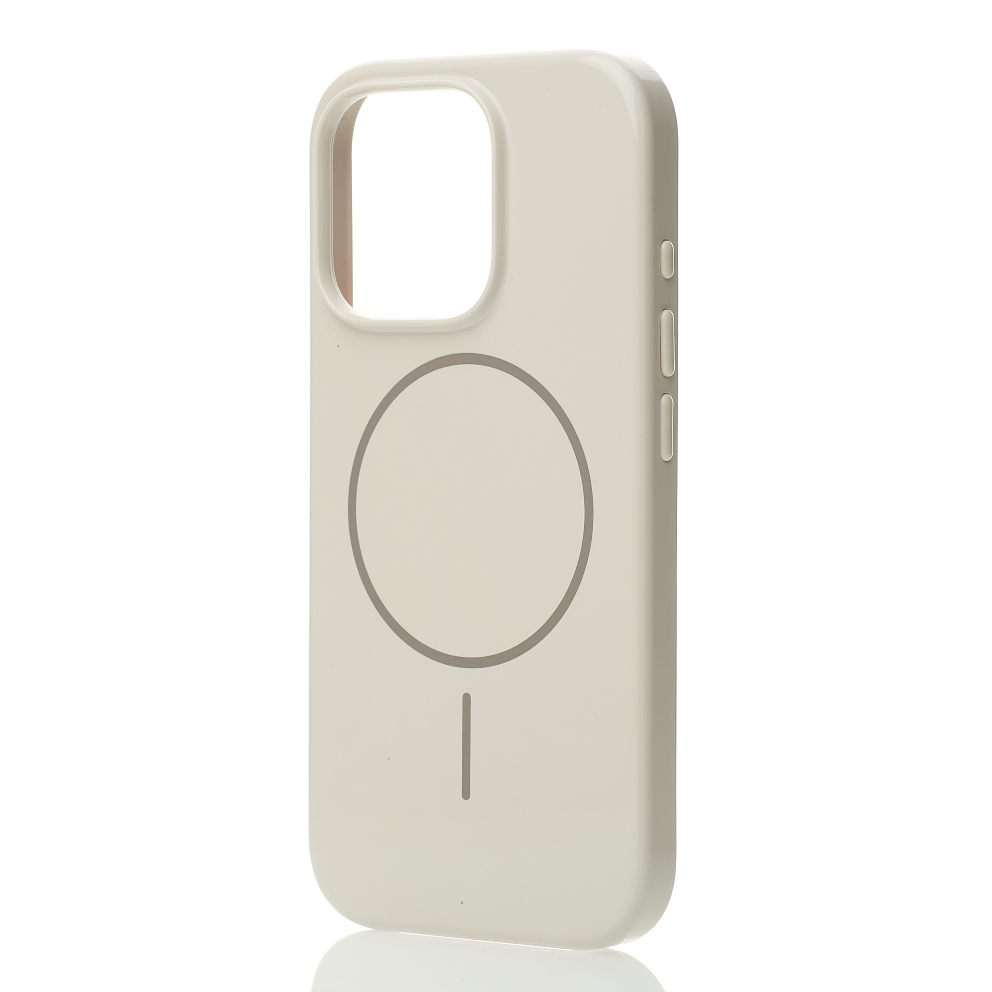 Поликарбонатный чехол Slim Ring с поддержкой MagSafe для iPhone 16 Pro natural titanium