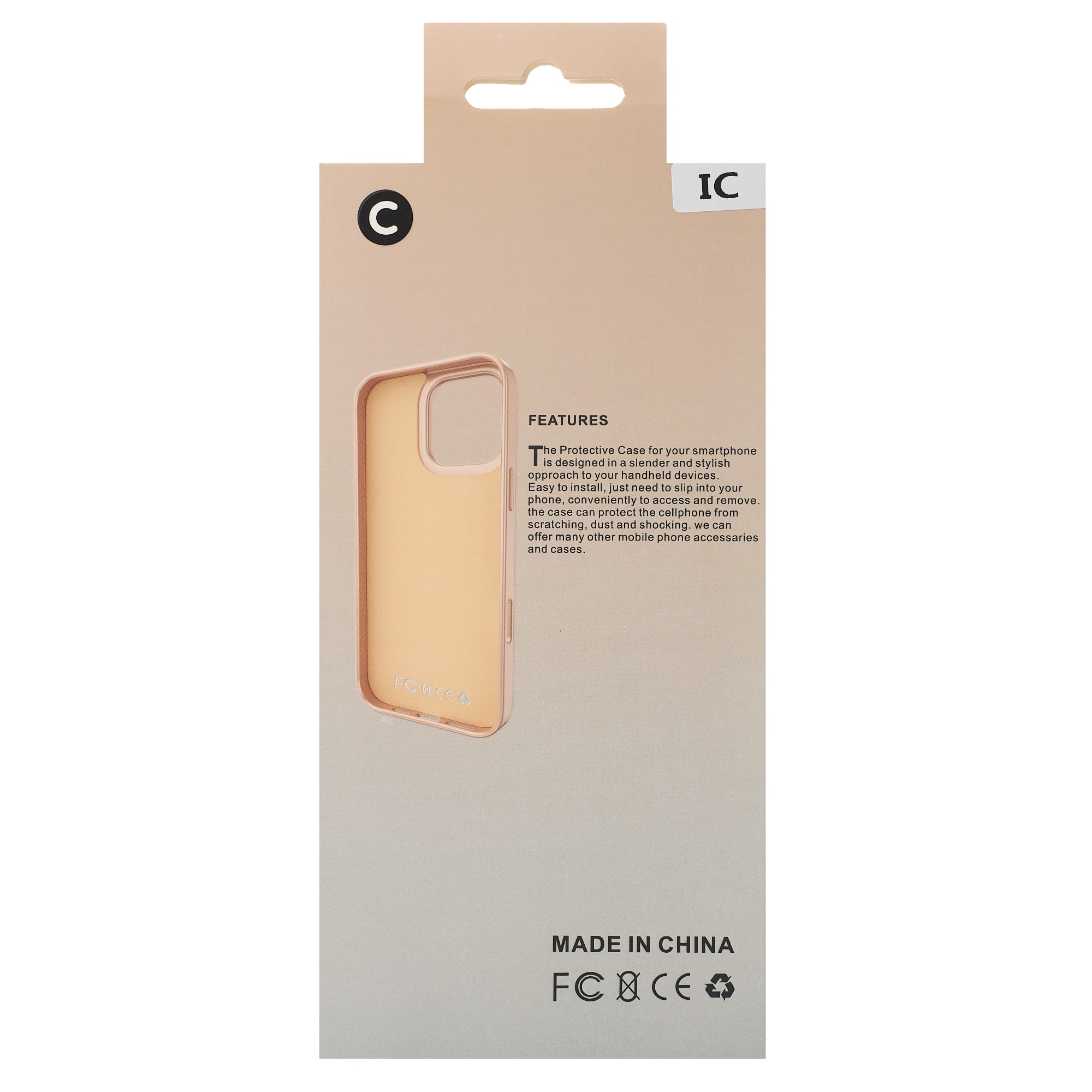 Поликарбонатный чехол Slim Ring с поддержкой MagSafe для iPhone 16 Plus desert titanium