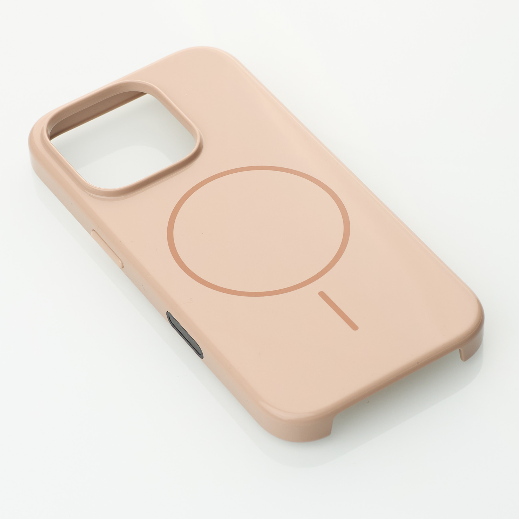 Поликарбонатный чехол Slim Ring с поддержкой MagSafe для iPhone 16 Pro Max desert titanium