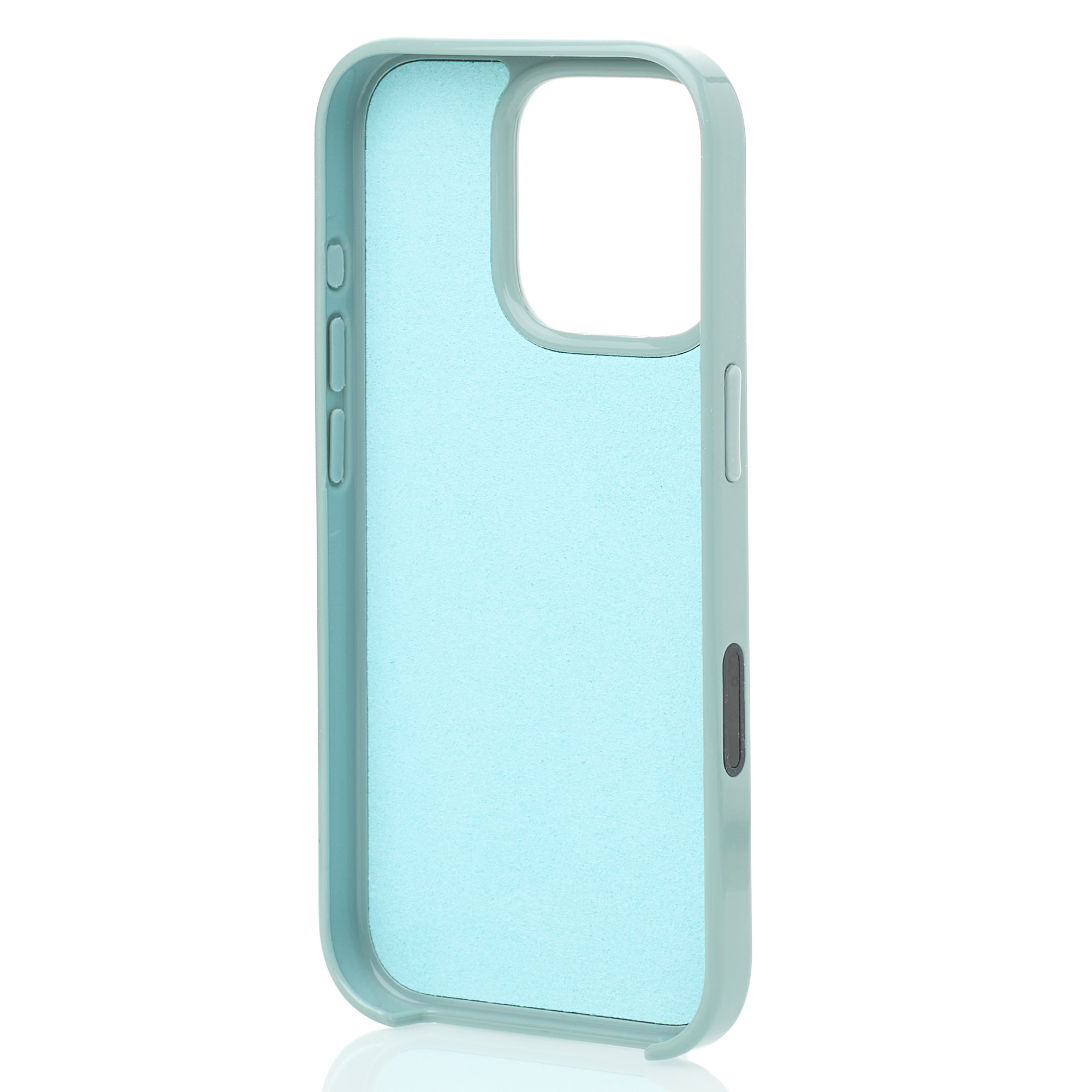 Поликарбонатный чехол Slim Ring с поддержкой MagSafe для iPhone 16 Pro Max wave blue