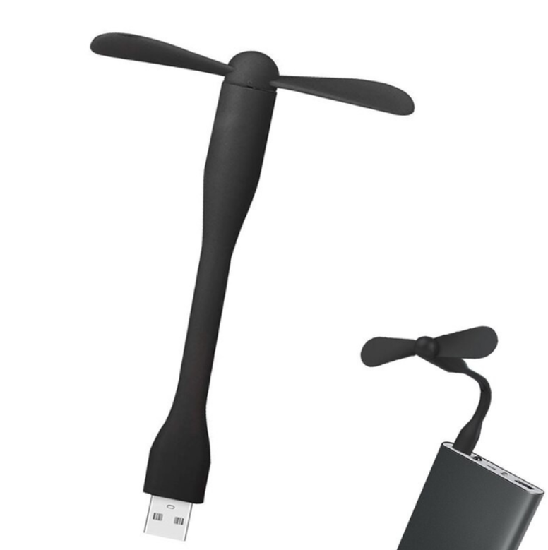 Портативный USB вентилятор черный