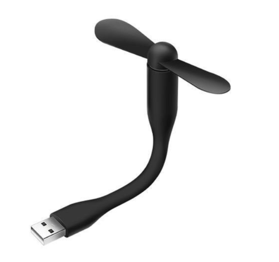 Портативный USB вентилятор черный
