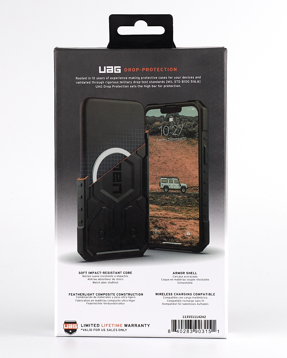 Противоударный чехол UAG с поддержкой MagSafe для IPhone 14 Plus armor green