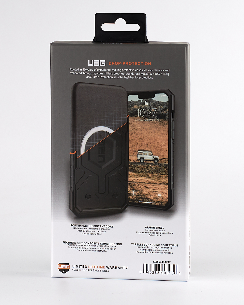 Противоударный чехол UAG с поддержкой MagSafe для IPhone 14 Plus graphite