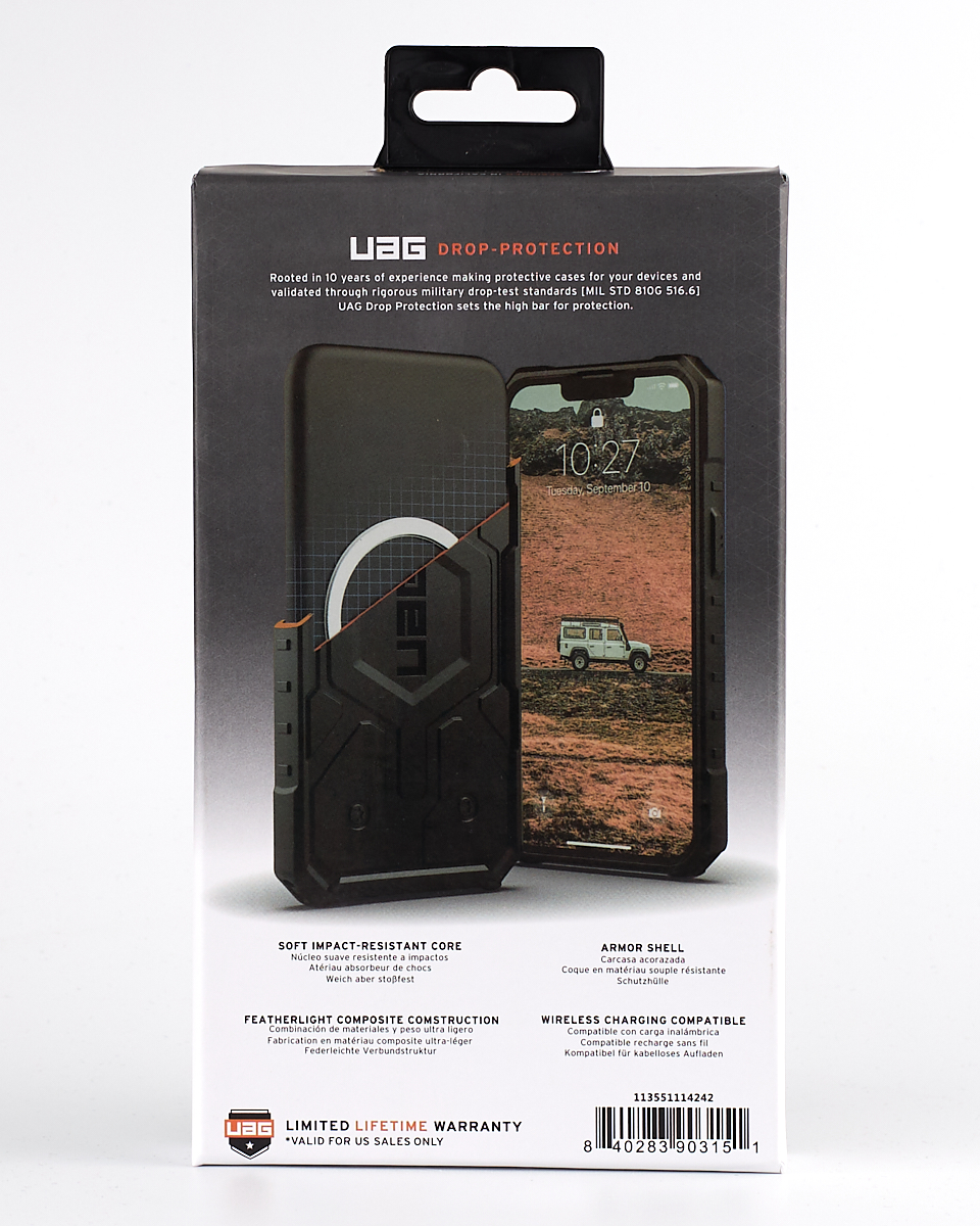 Противоударный чехол UAG с поддержкой MagSafe для IPhone 14 Plus white