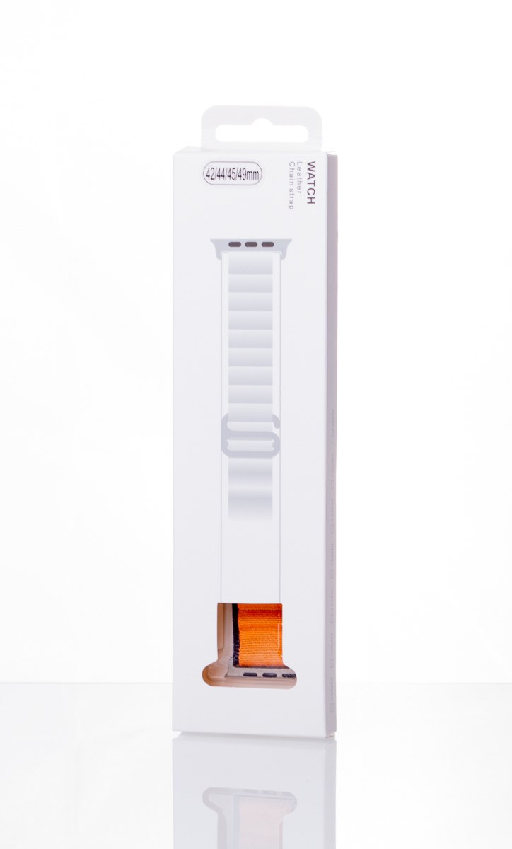 Ремешок для Apple Watch "Alpine Loop" 42/44/45/49 мм оранжевый/черный