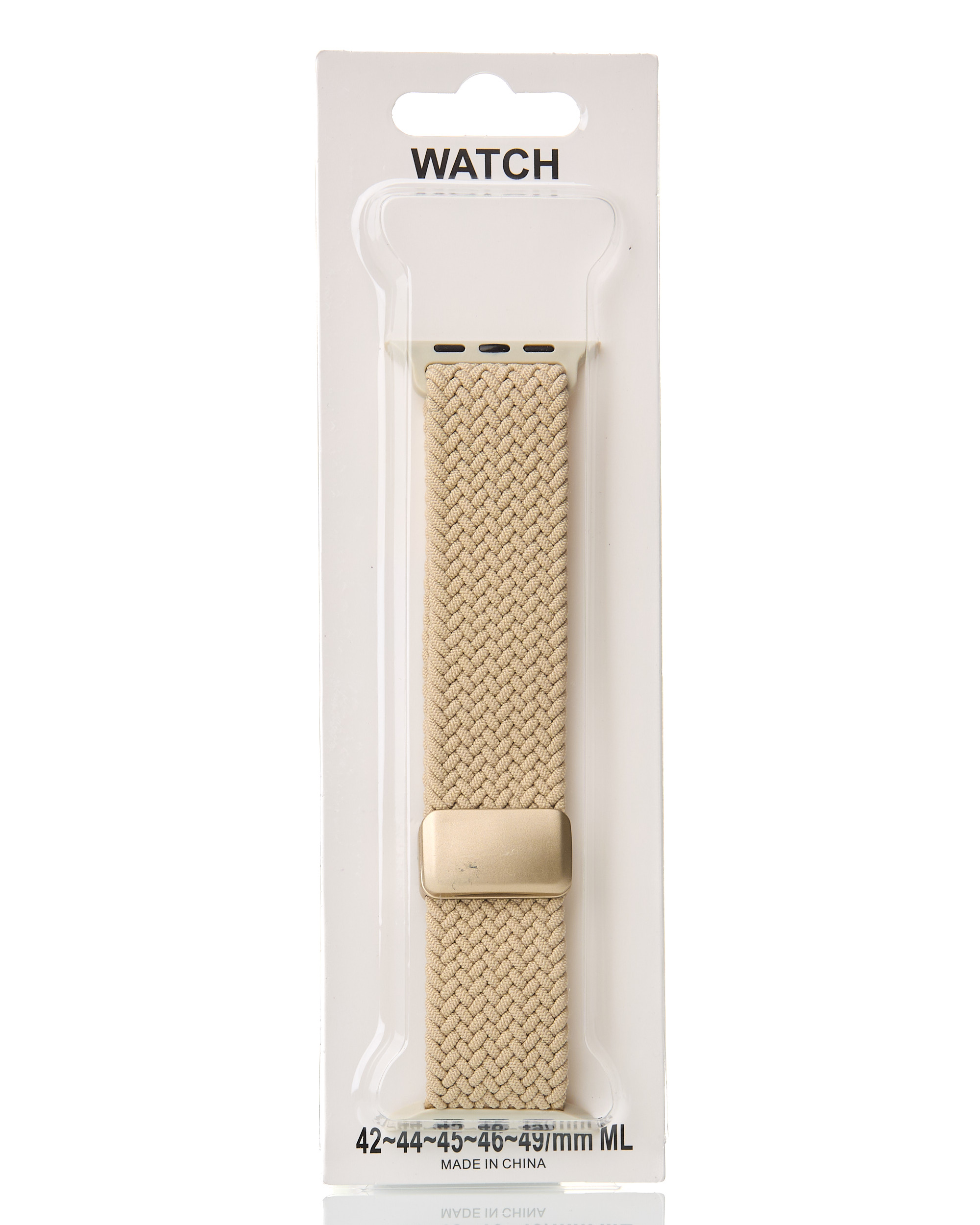Ремешок для Apple Watch "Nylon Braided Magnetic" 42/44/45/46/49 мм starlight