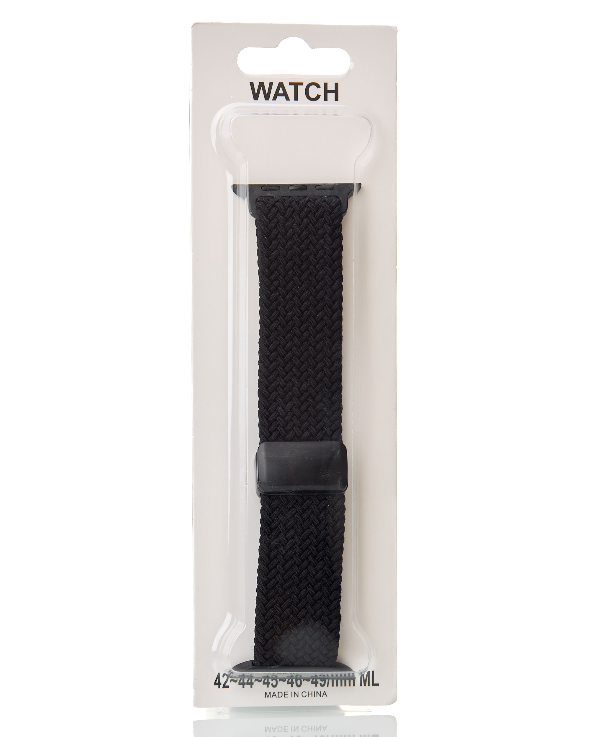 Ремешок для Apple Watch "Nylon Braided Magnetic" 42/44/45/46/49 мм black